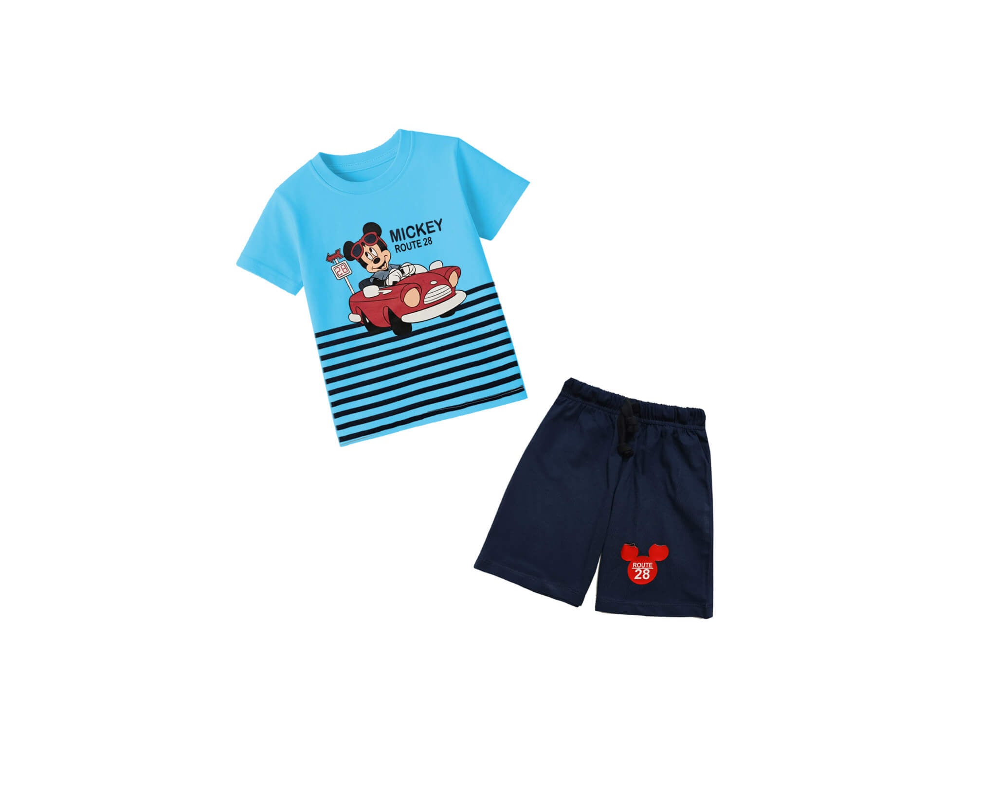 Mickey Route 28 Tee_short SkyBlue