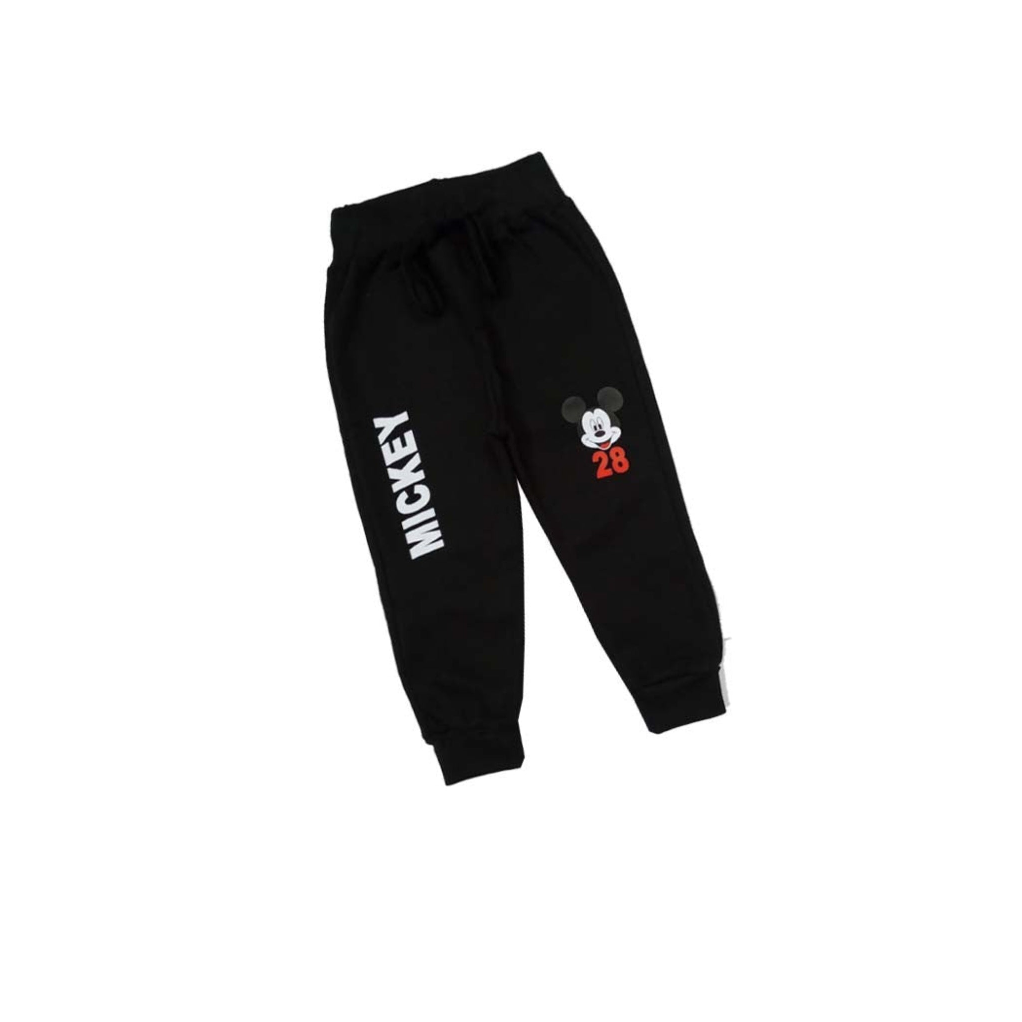 Mickey Face 28 Flleece Trouser - Black