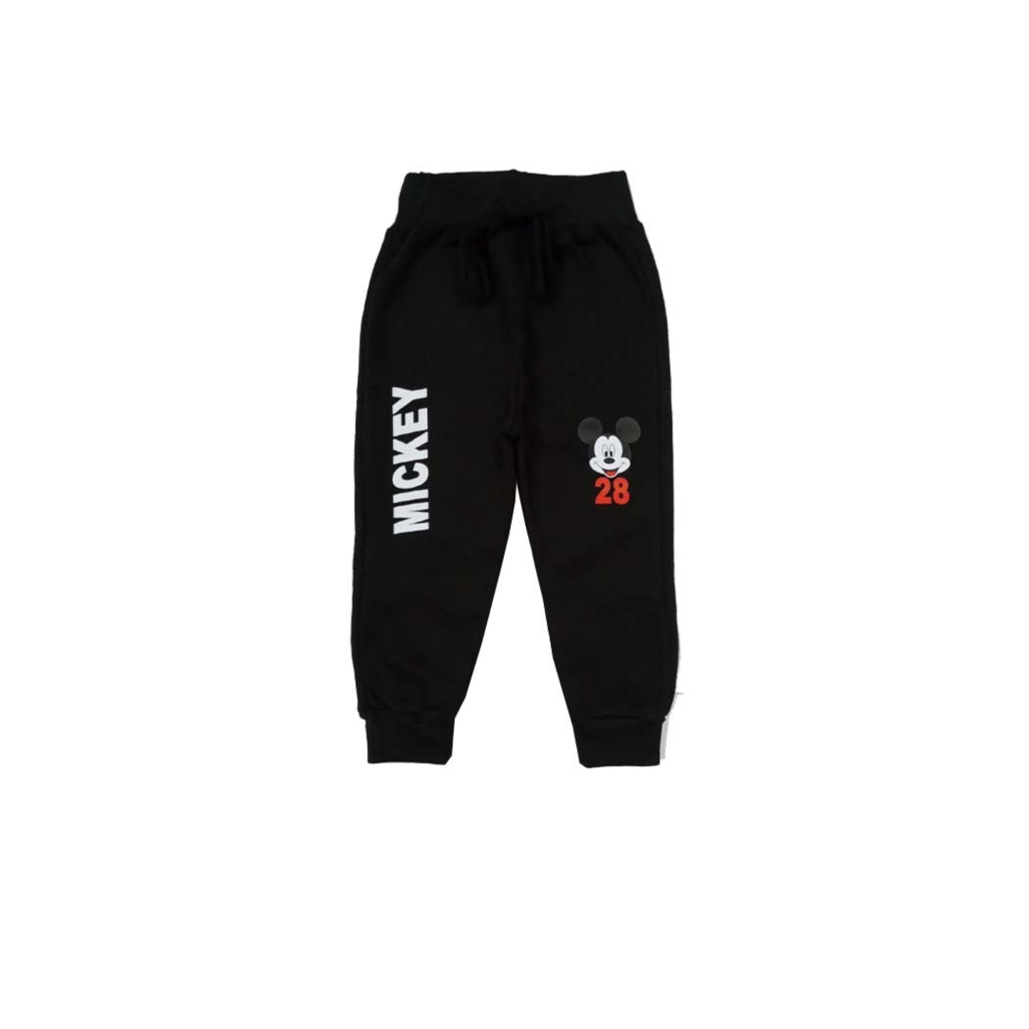 Mickey Face 28 Flleece Trouser - Black