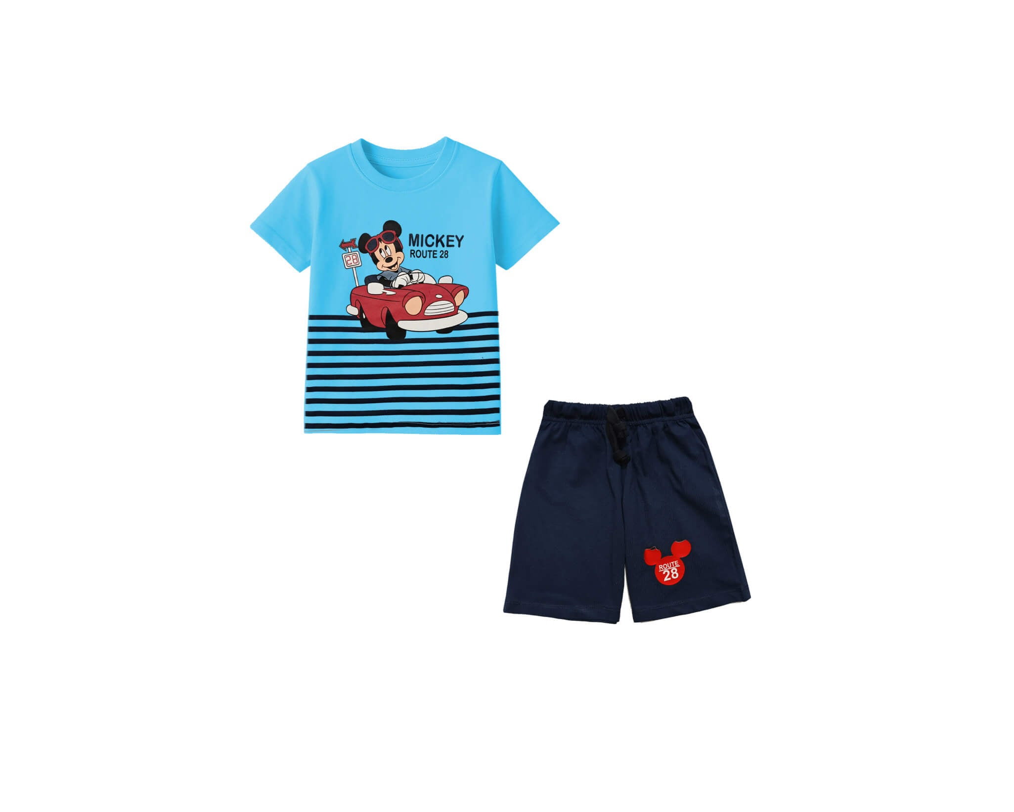 Mickey Route 28 Tee_short SkyBlue