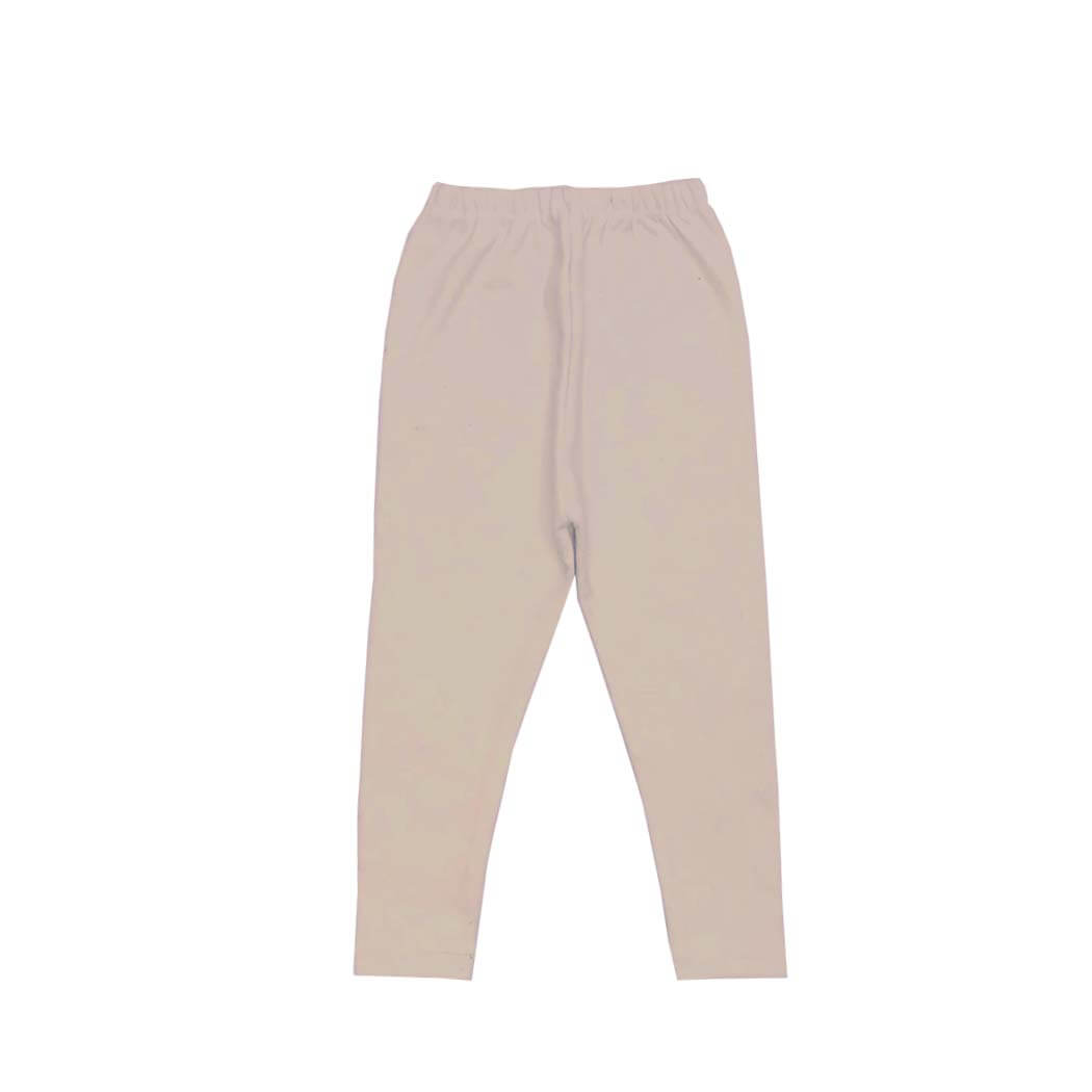 Mid Season Cotton Rib Tights - Skin