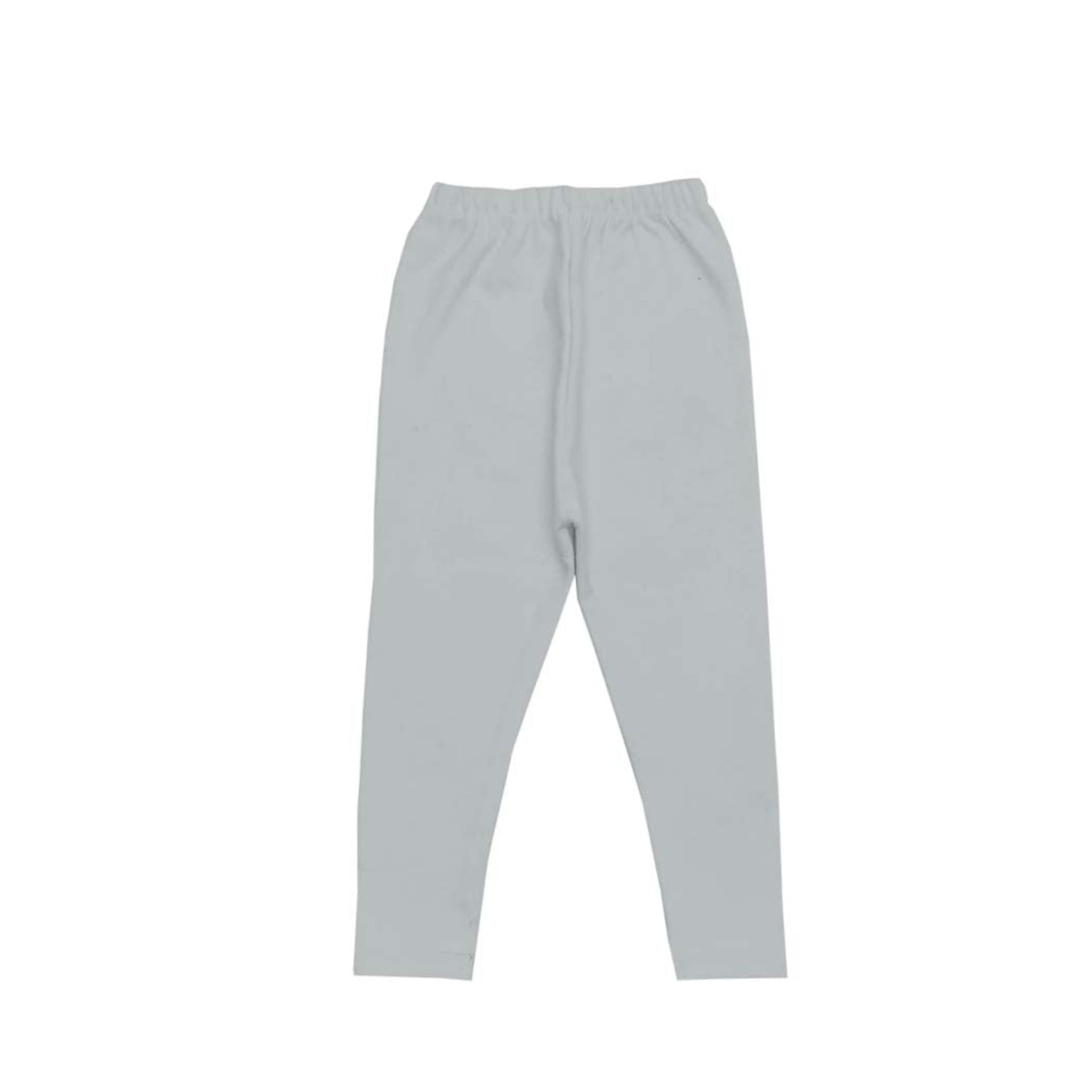 Mid Season Cotton Rib Tights - Grey