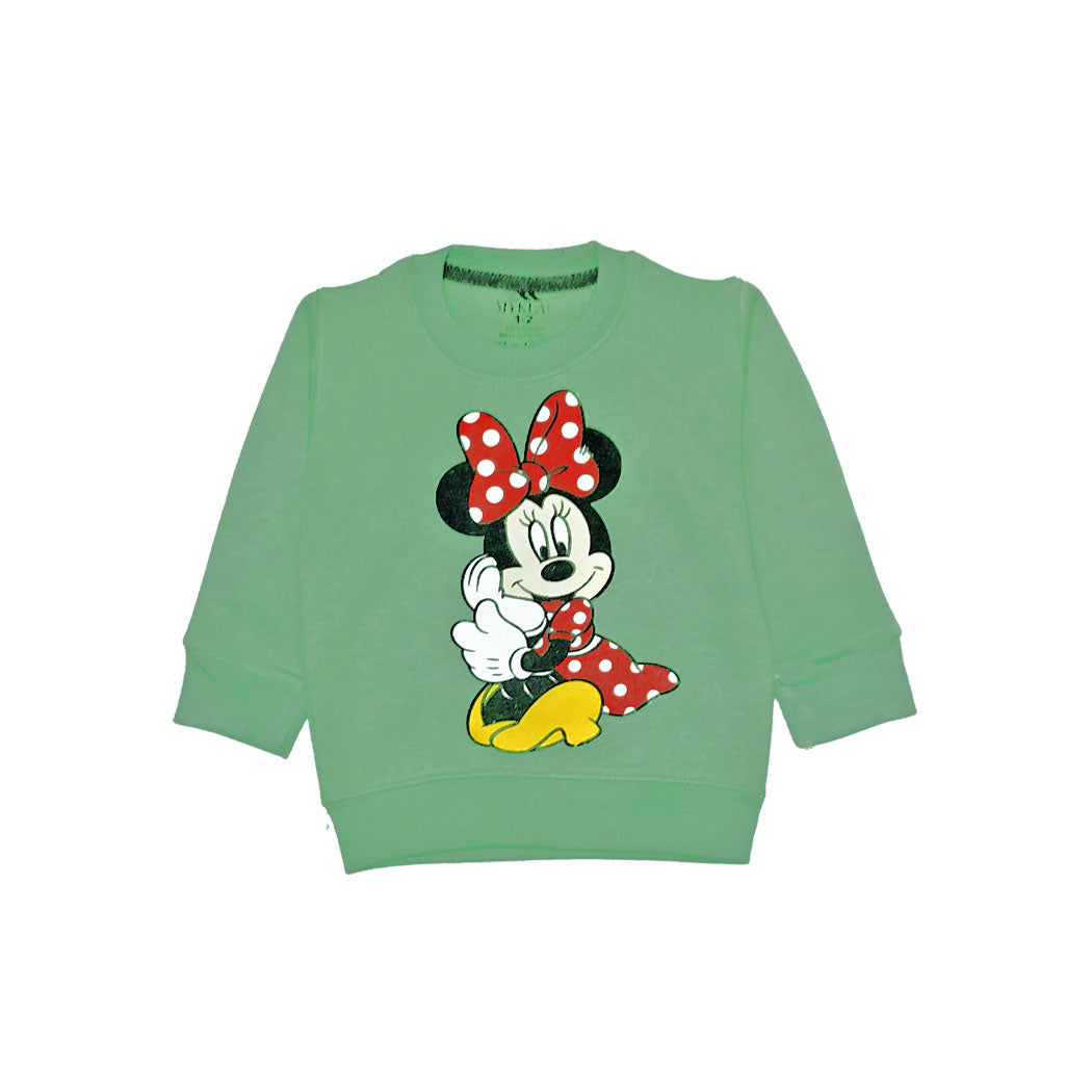 Mini Mouse Fleece Sweatshirt Pistachio Green