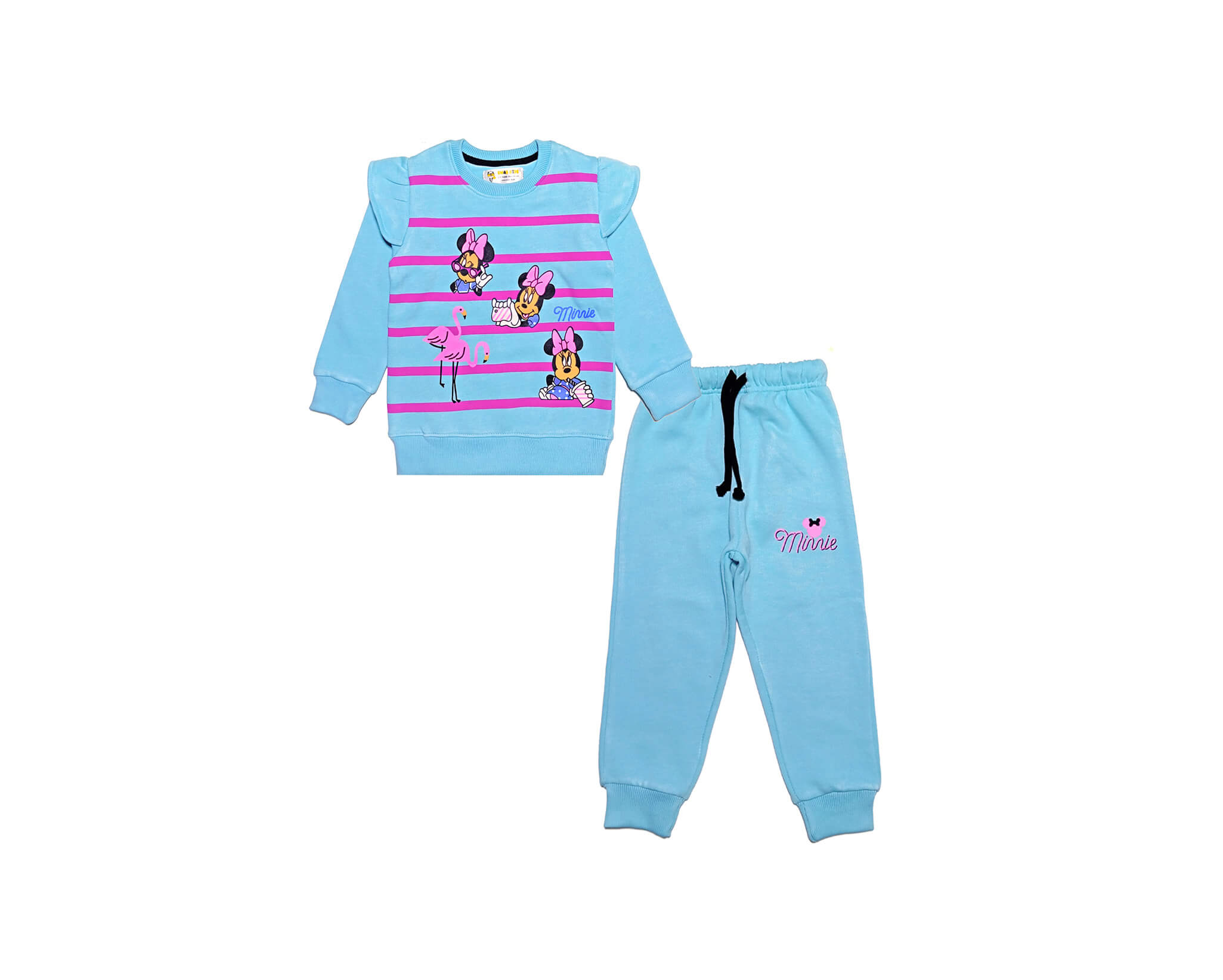 Minnie Funland Fleece Tracksuit -Sky Blue