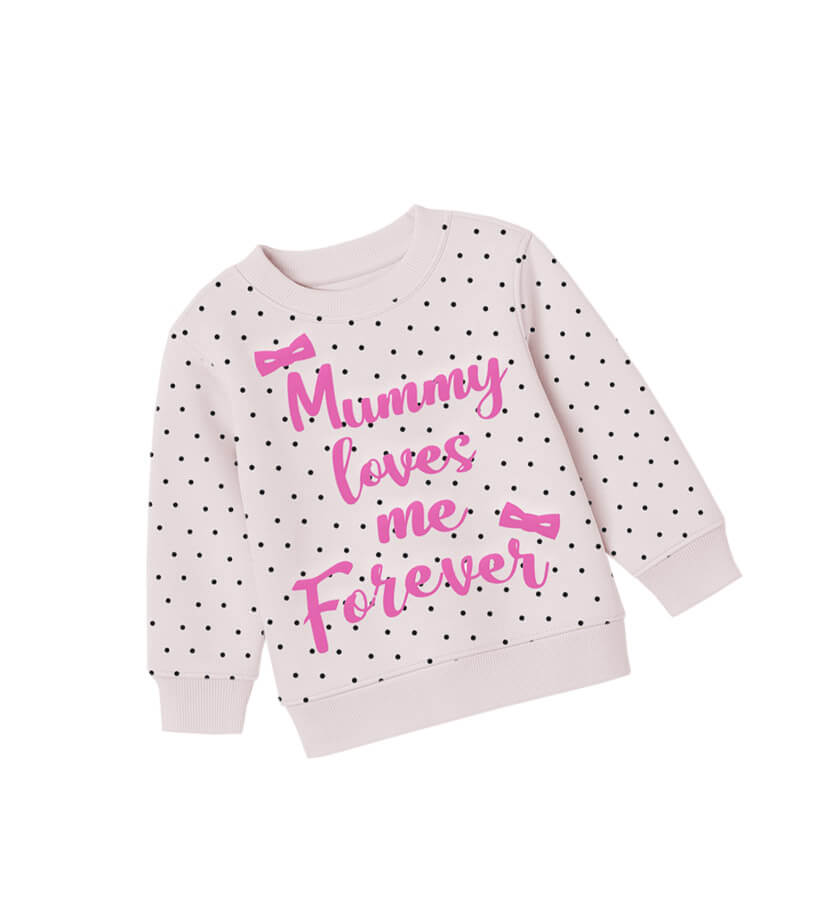 Mummy Loves Me Forever Sweatshirt - Skin
