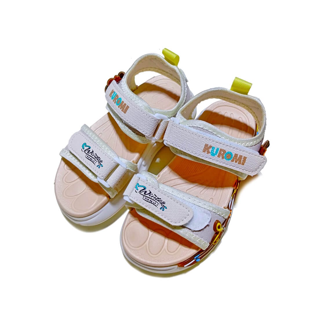Musically Panda Premium Quaity LED Lights in Sole Soft Stylish Sandals -Skin