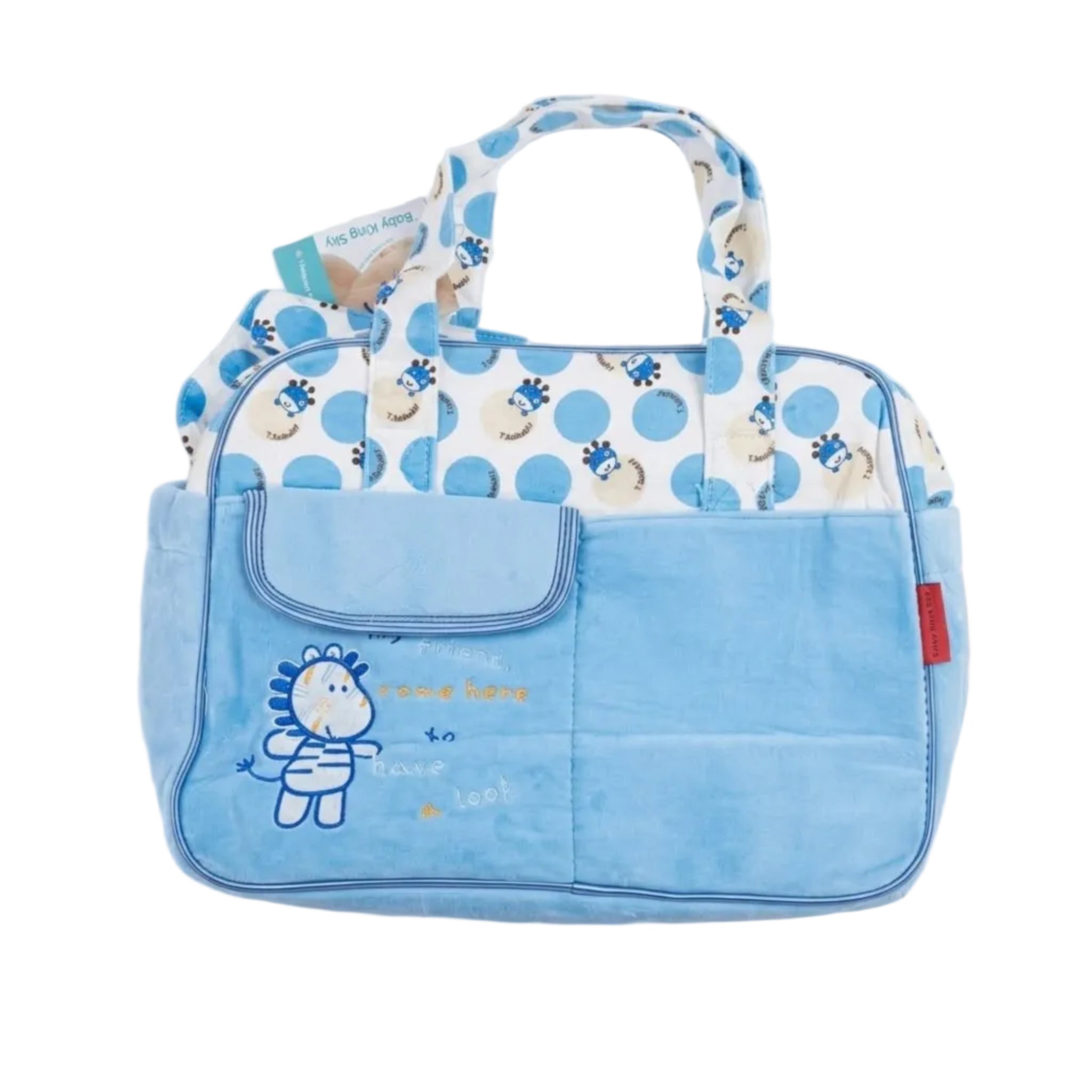 My Friend Come Here To Have Look Bag - Sky Blue