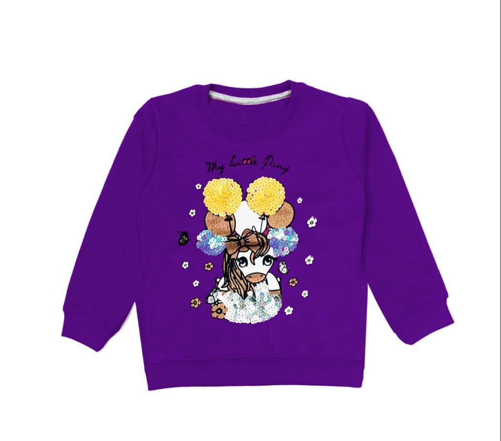 My Little Pany Sequence Fleece sweatshirt - Purple