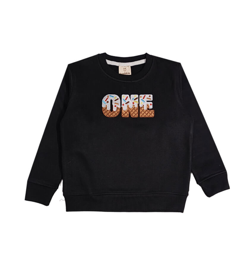 One Fleece Sweatshirt-Black