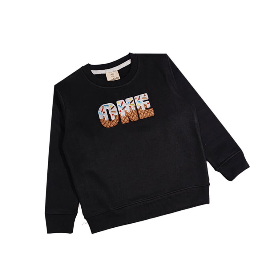 One Fleece Sweatshirt-Black