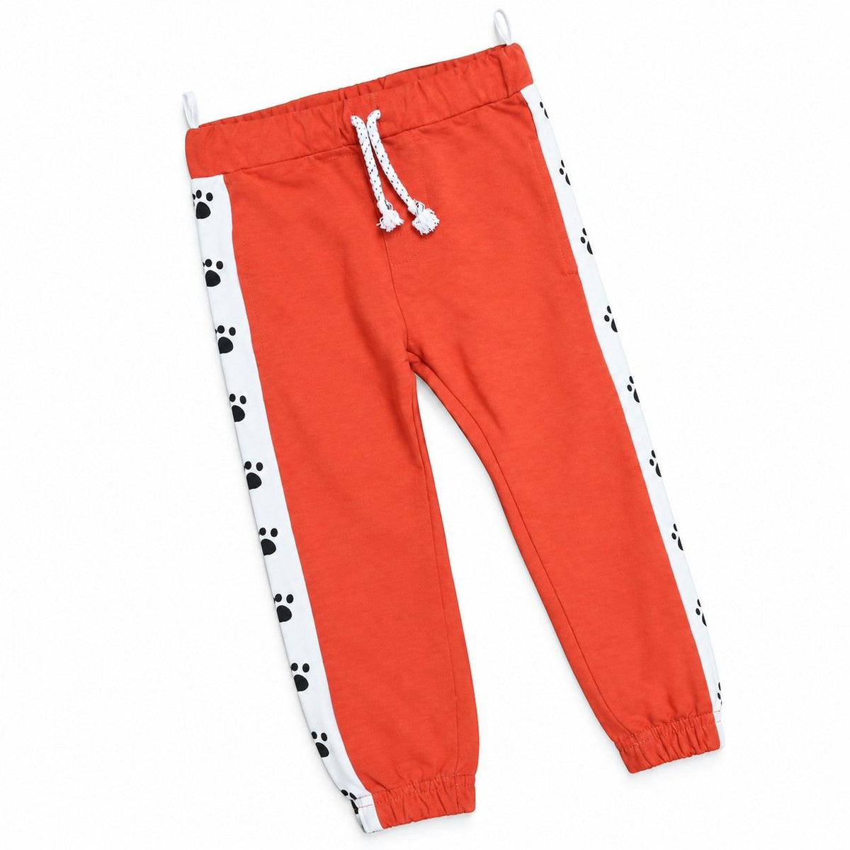 Orange Panel with Paw Print Trouser
