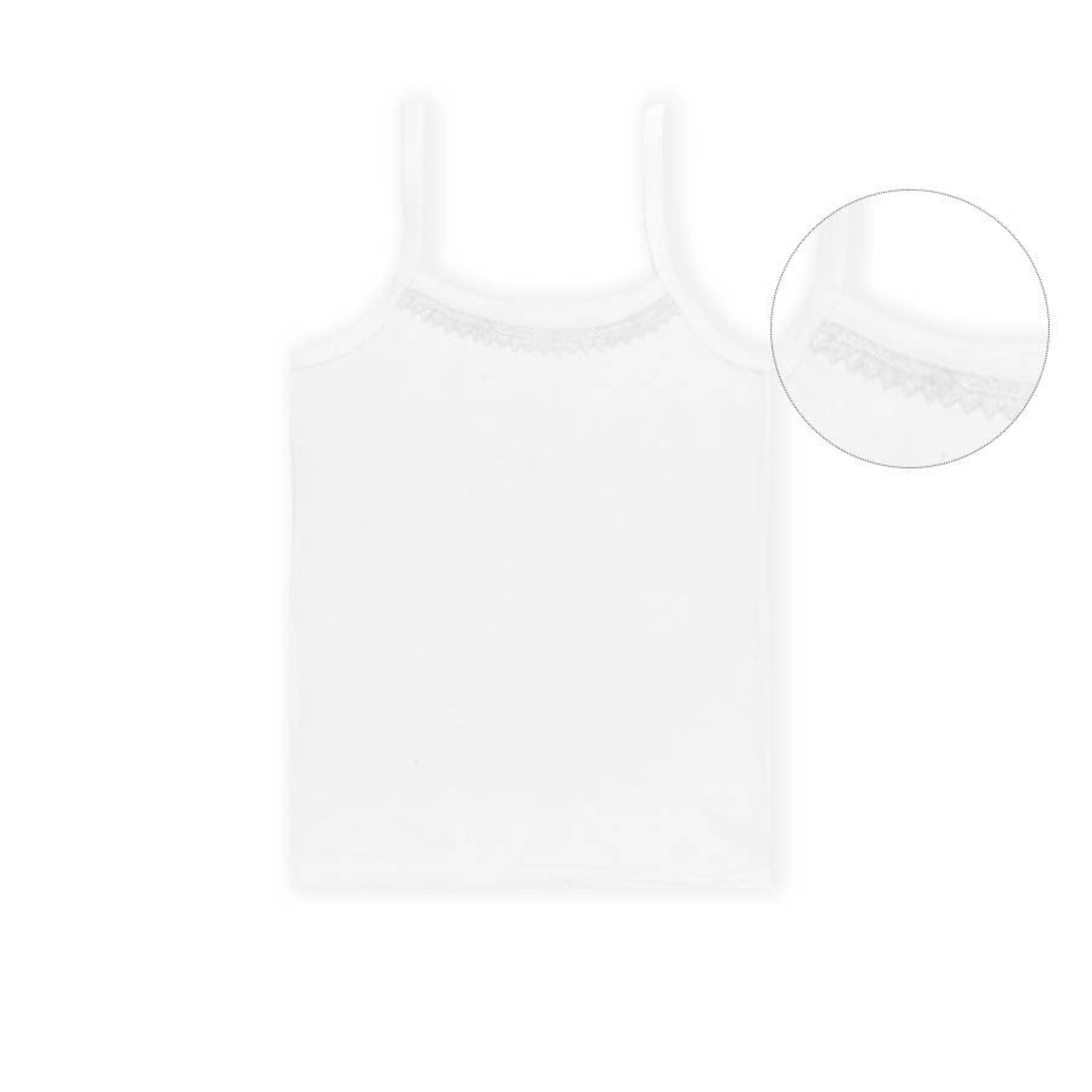 Organic Cotton Baby Girls Vest