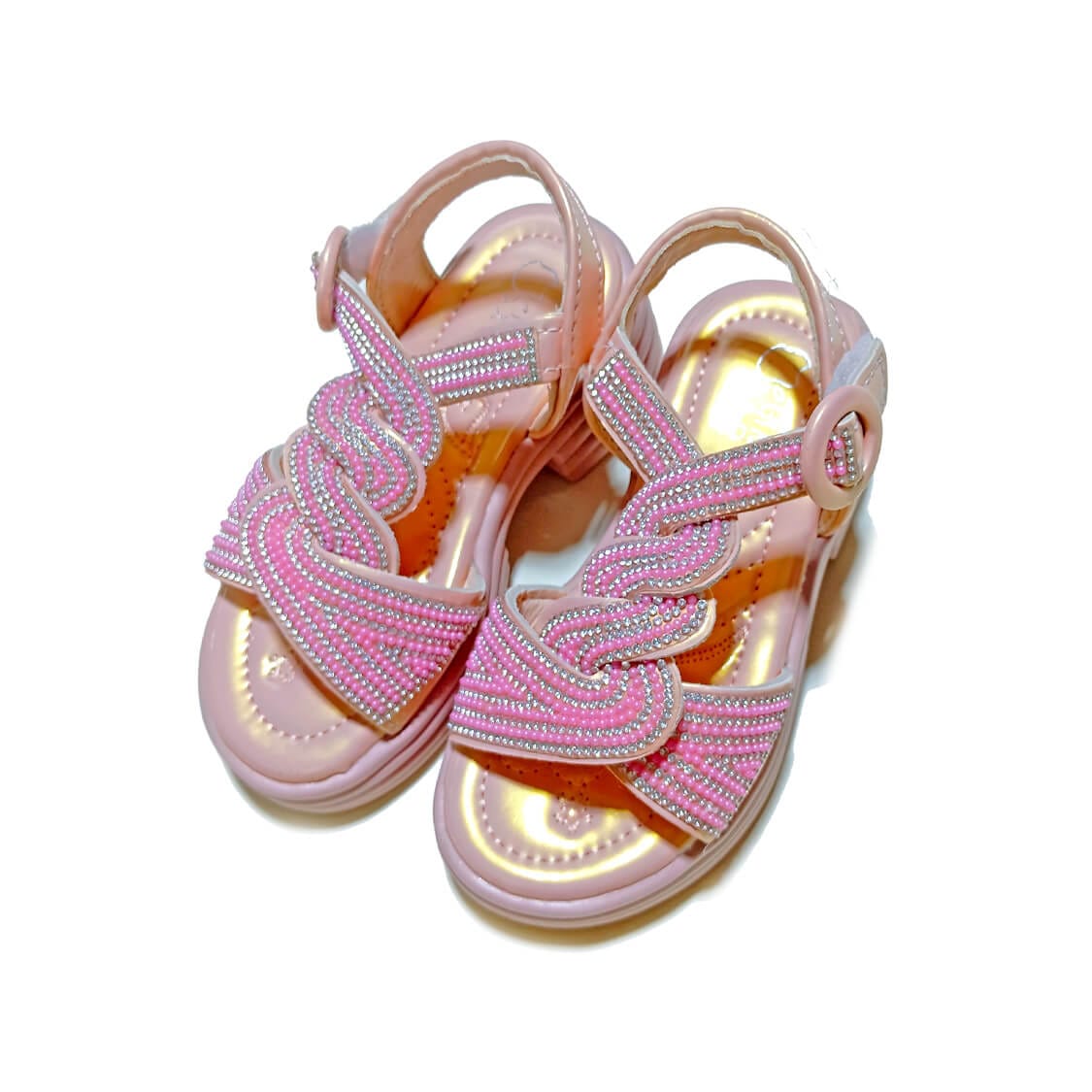 Pearls Fashion Premium Quaity Soft Stylish Sandals Rose -Pink