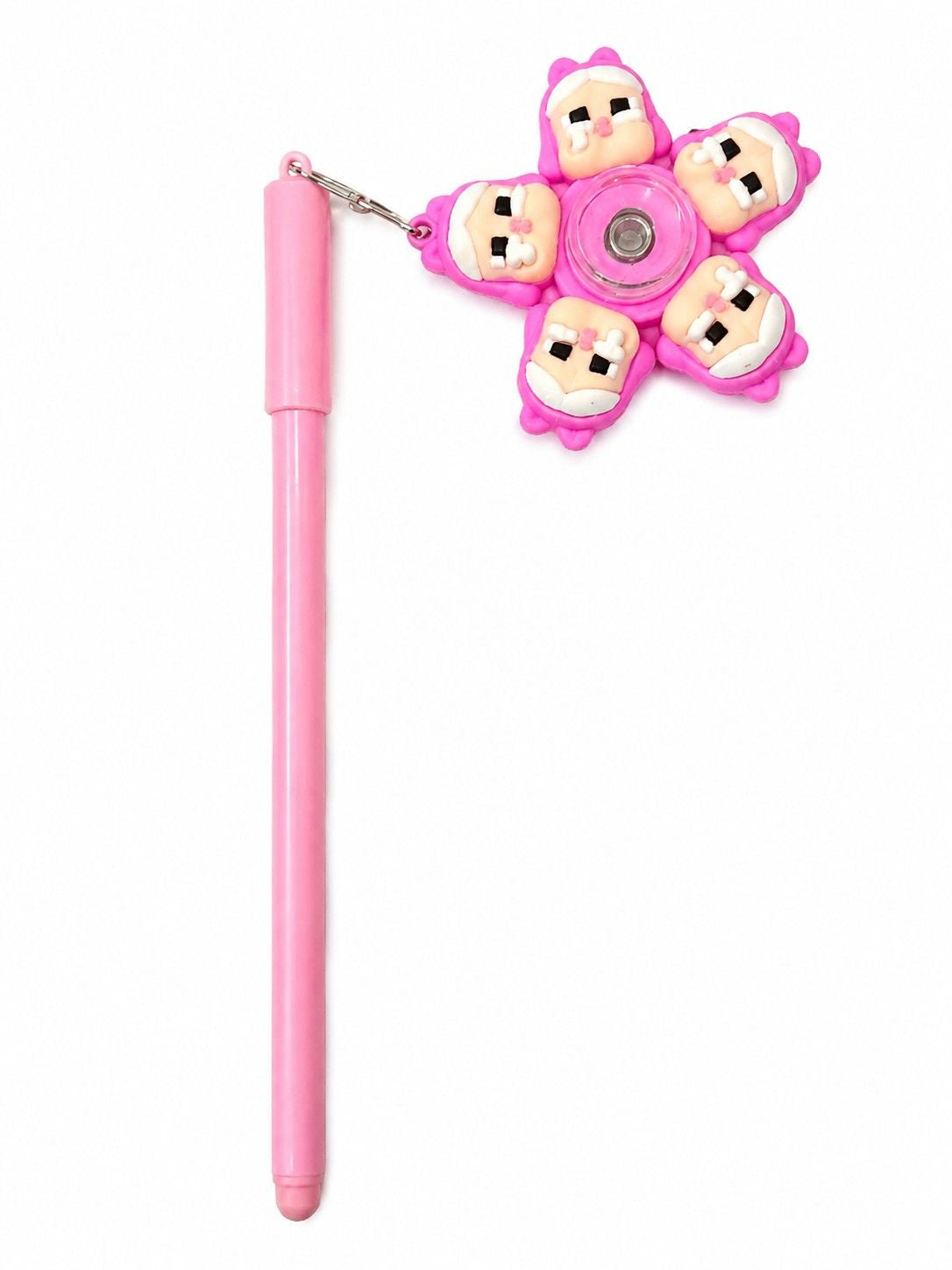 Pink Kawaii Star Charm Pen