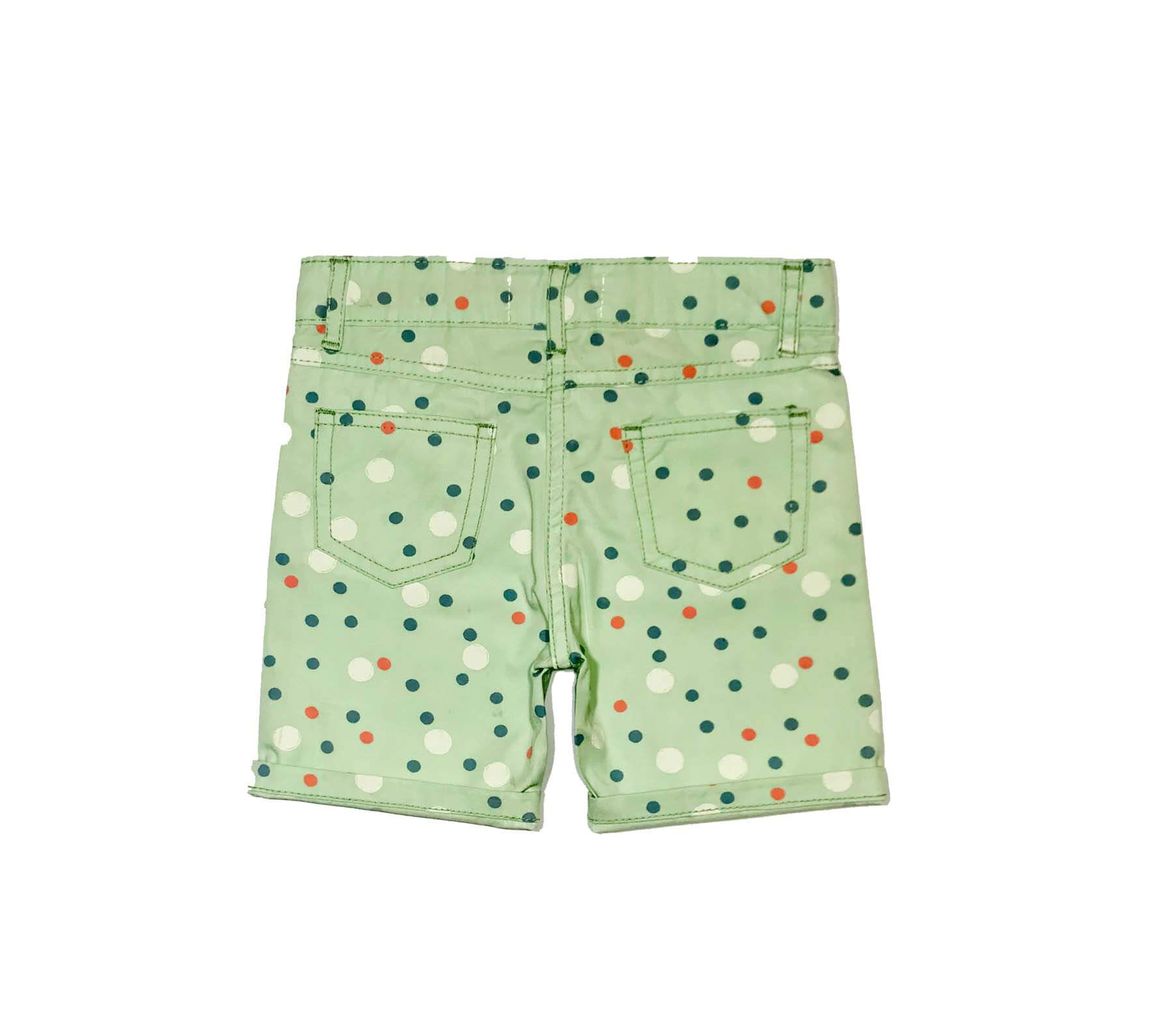Polka Dot Shorts - Pistachio