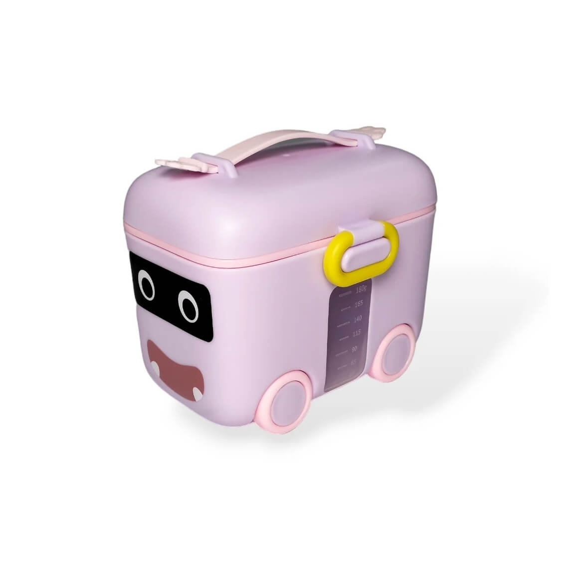 Portable Cartoon Mini Bus Milk Powder Container - Soft Purple