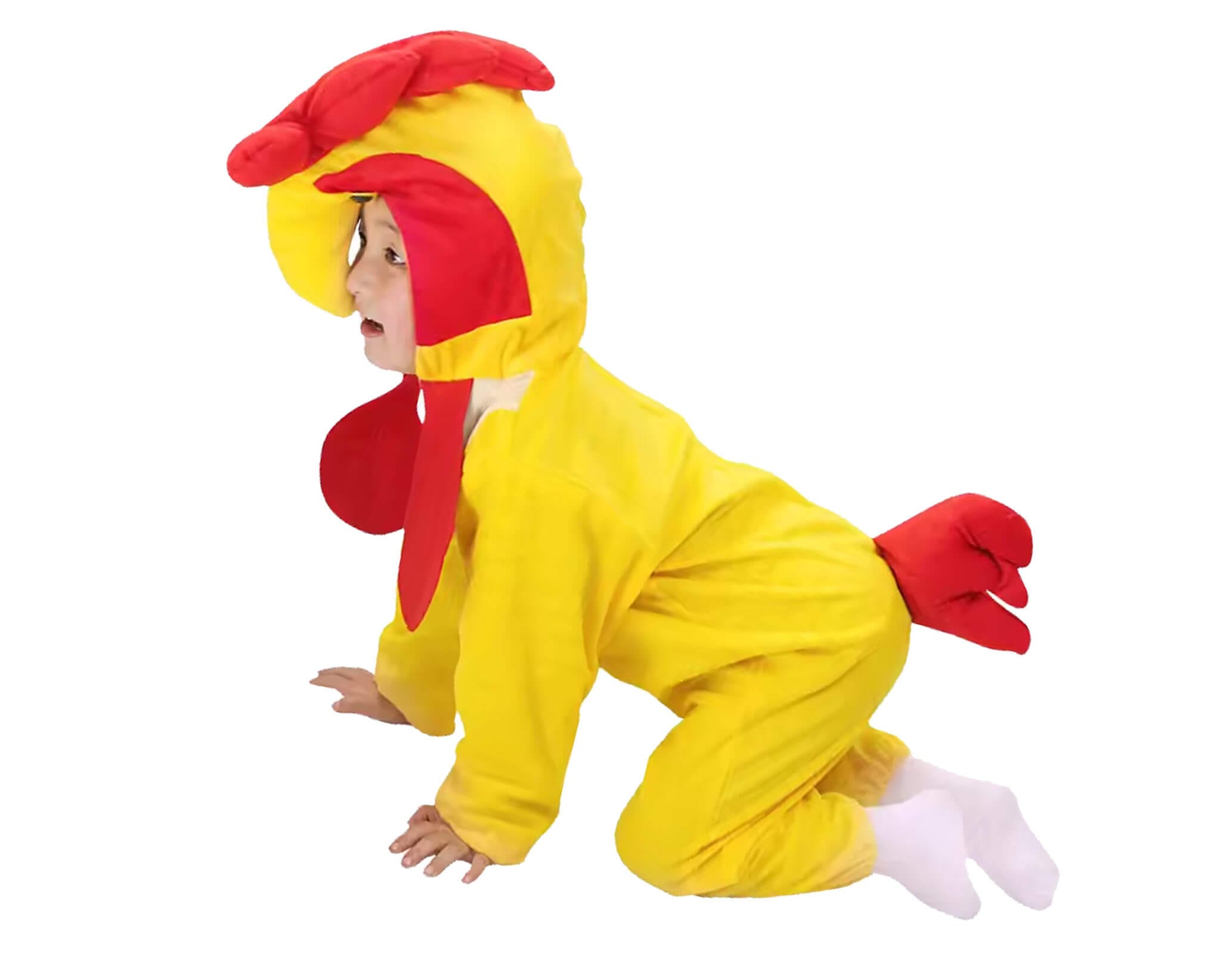 Premium Kids Cock Jumpsuit Hooded Coustume