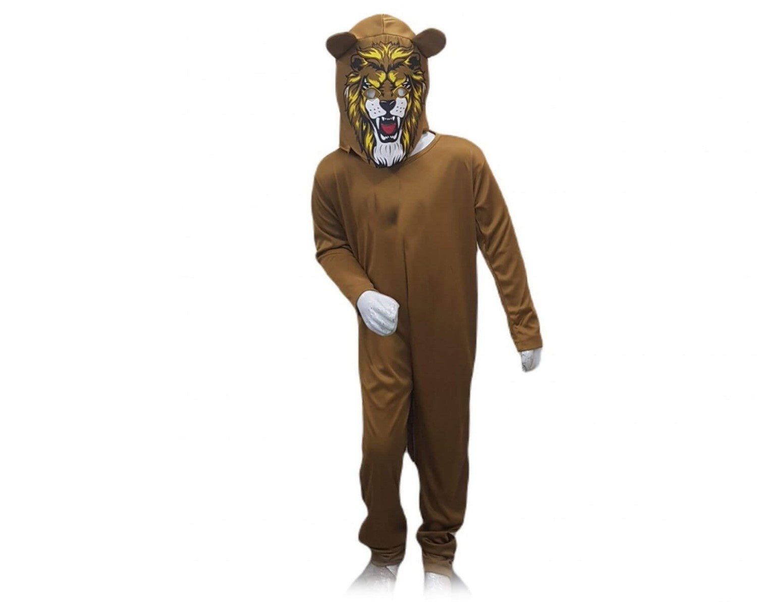 Premium Lion Jumpsuit Hooded Coustume