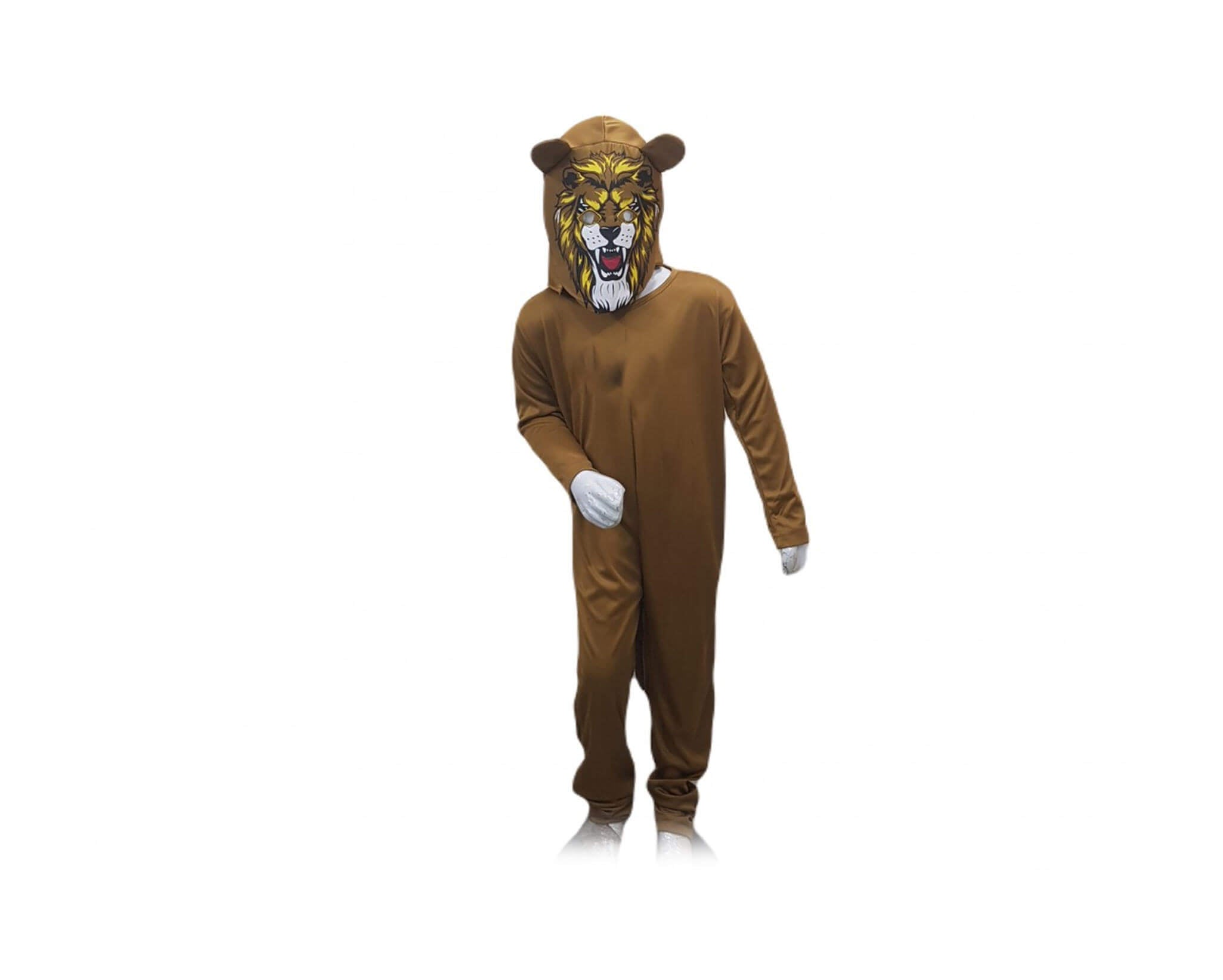 Premium Lion Jumpsuit Hooded Coustume