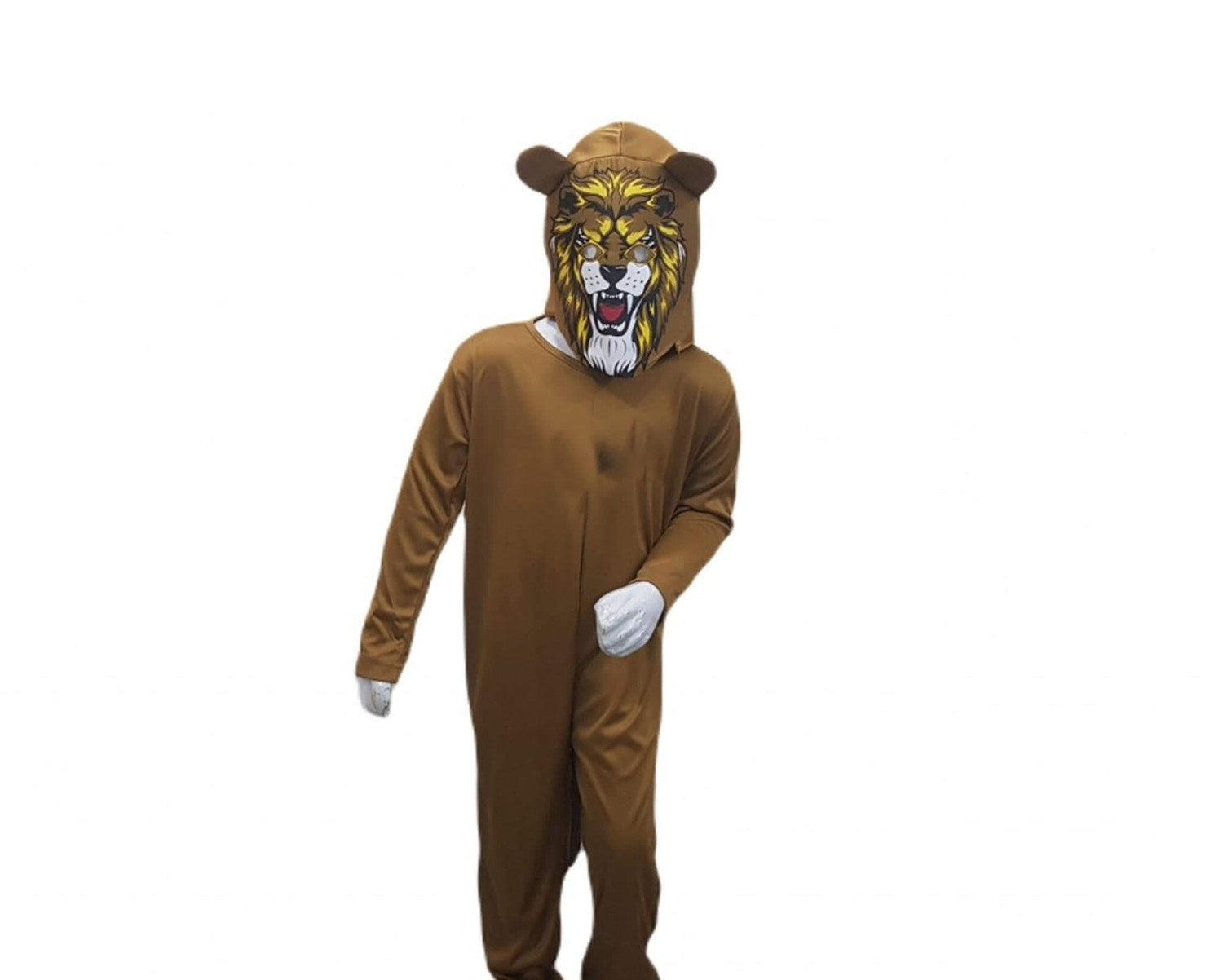 Premium Lion Jumpsuit Hooded Coustume