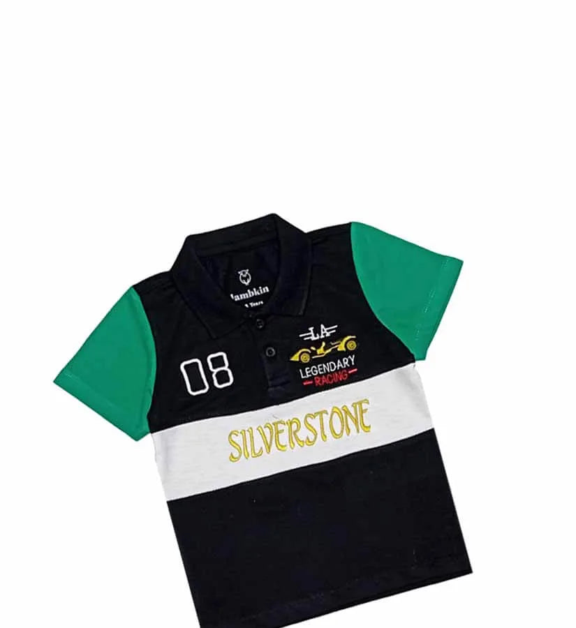 Premium Racing Polo Shirt - Black