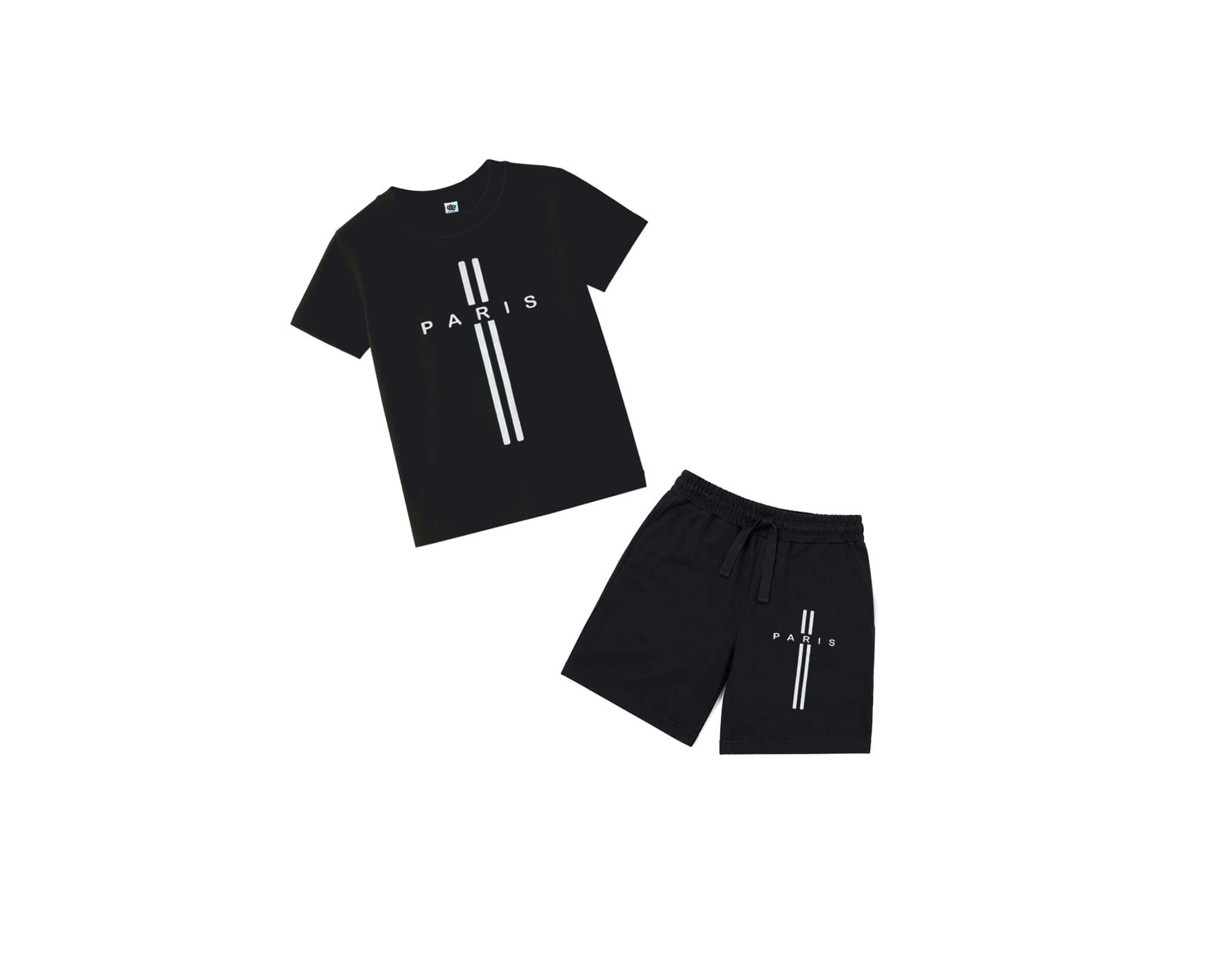 PremiumParisPrintedTee_Short-Black_1