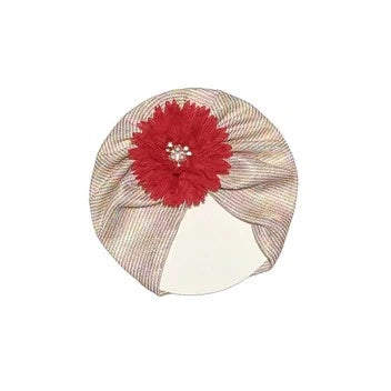 Flower Moon Light Turban Cap For Babies