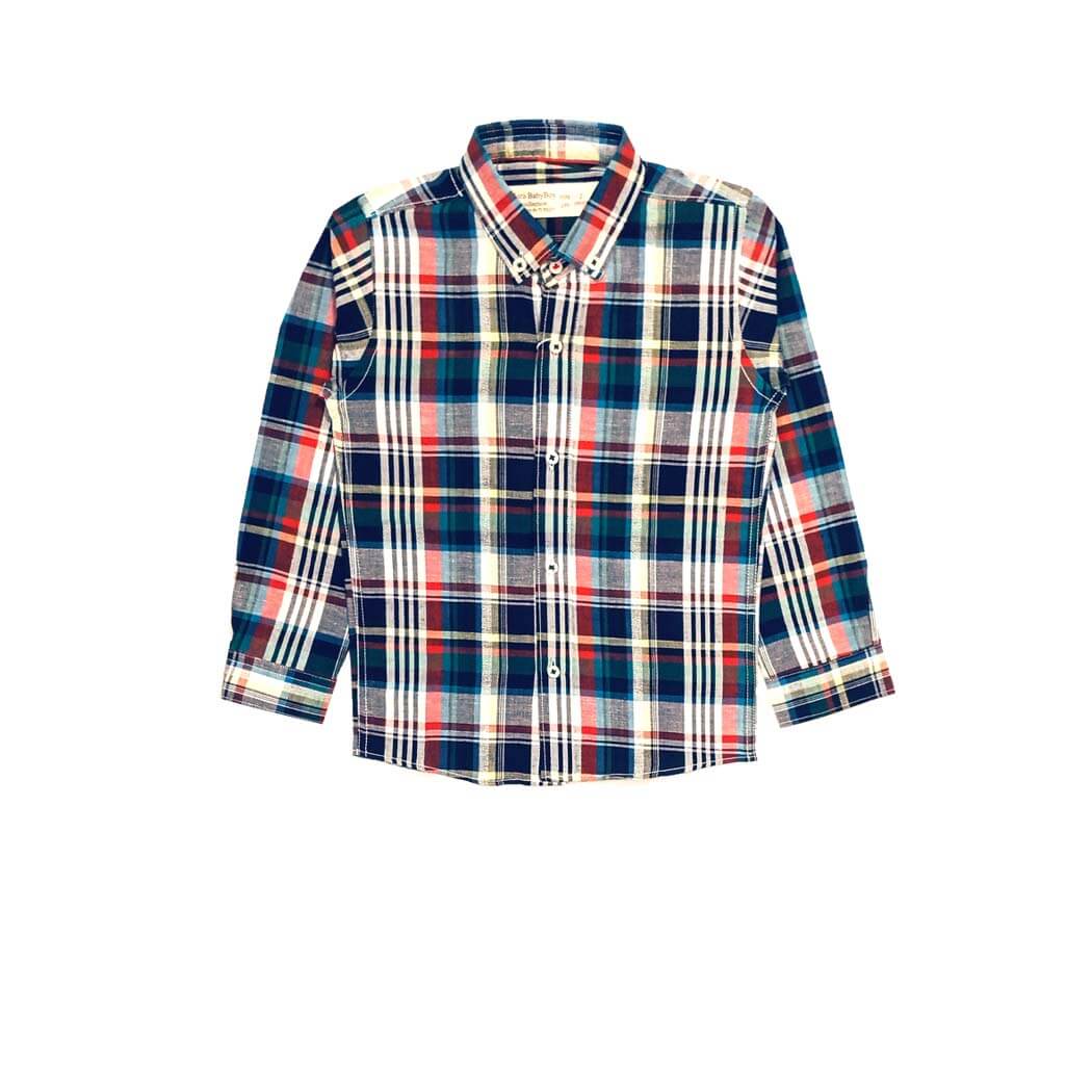 Red Stripes &amp; Multi Checked Formal Shirt