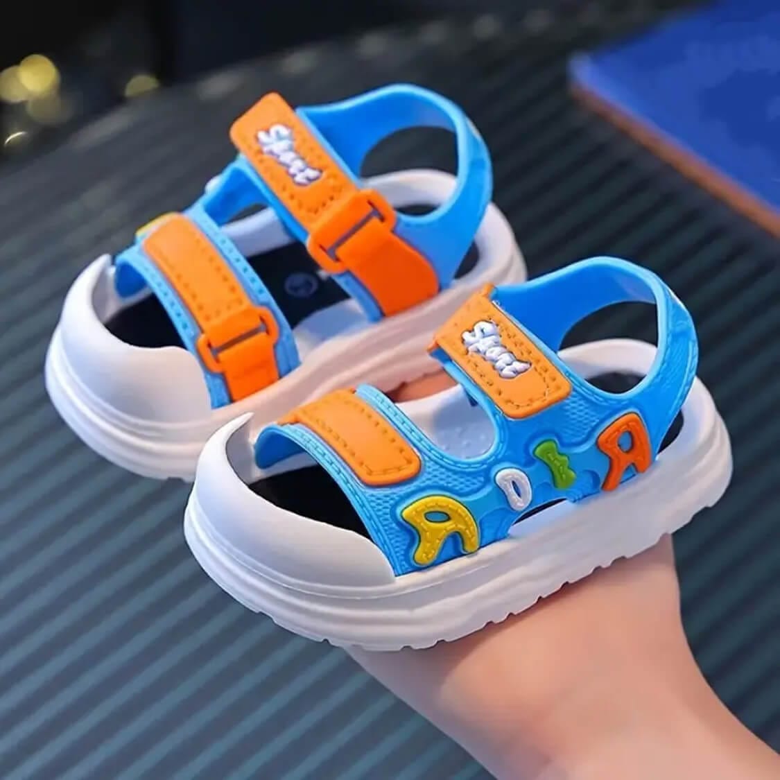 Ridr Super Soft Sandle For Kids -Blue