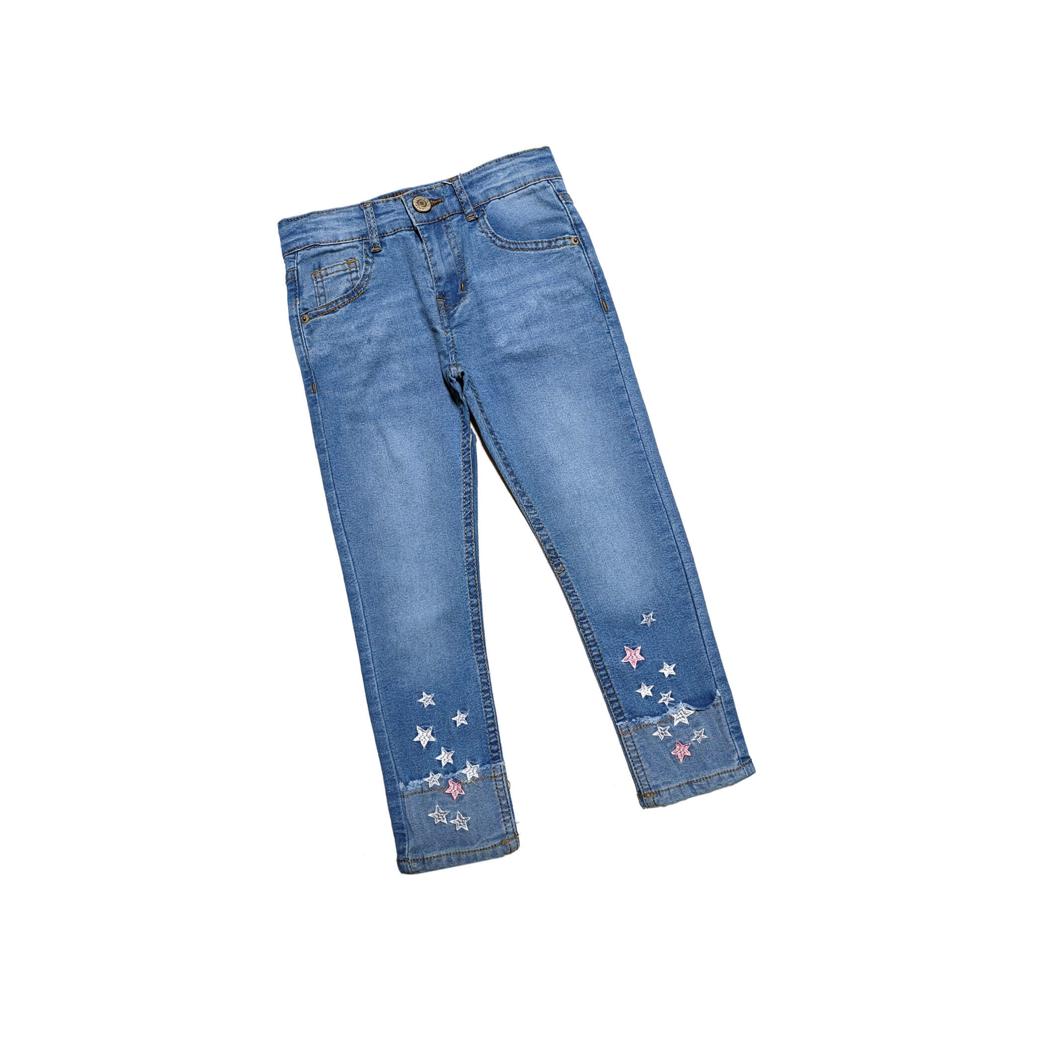 Rising Stars Skinny Fit Denim Pant - Sky Blue
