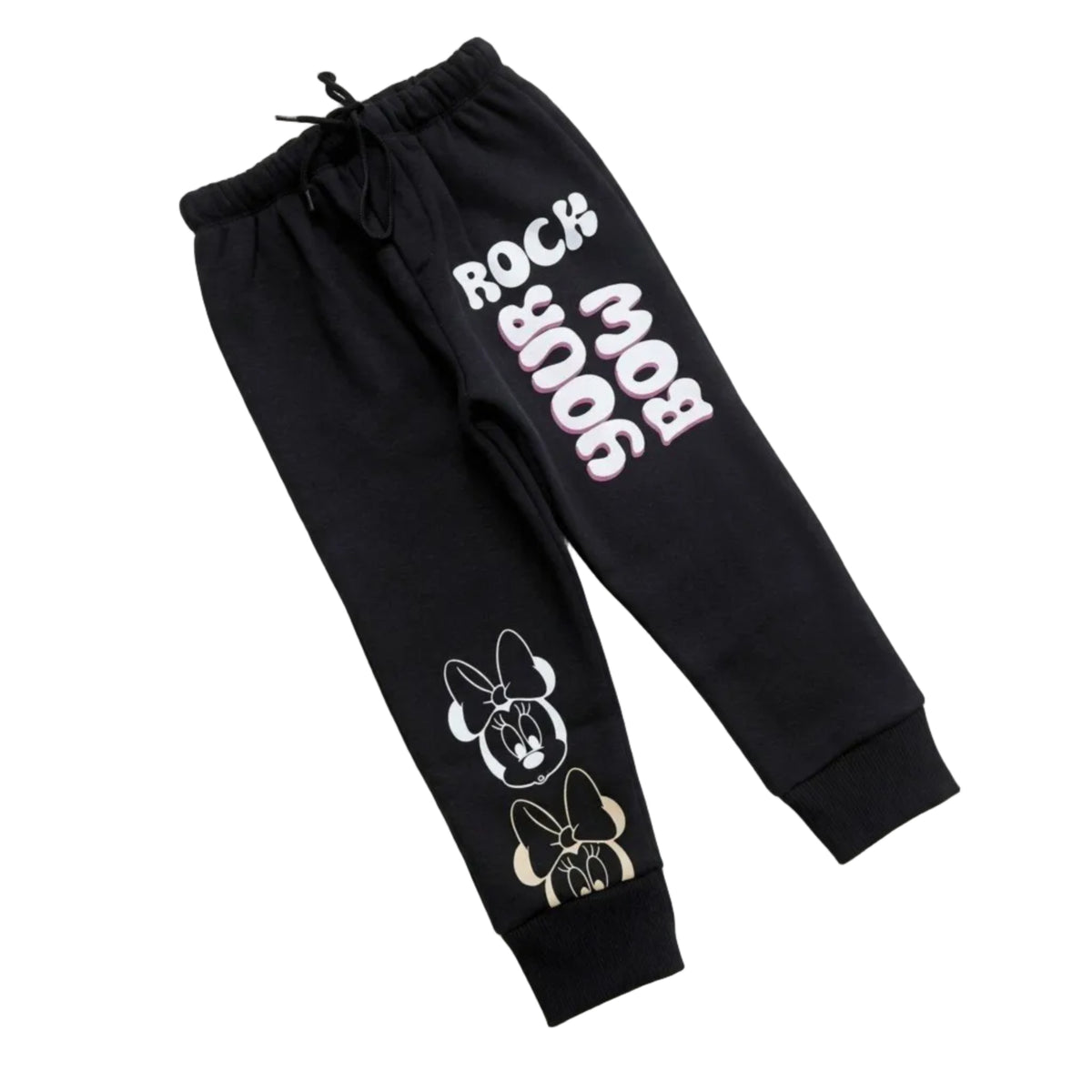 Rock Your Bow Fleece Trouser - Black