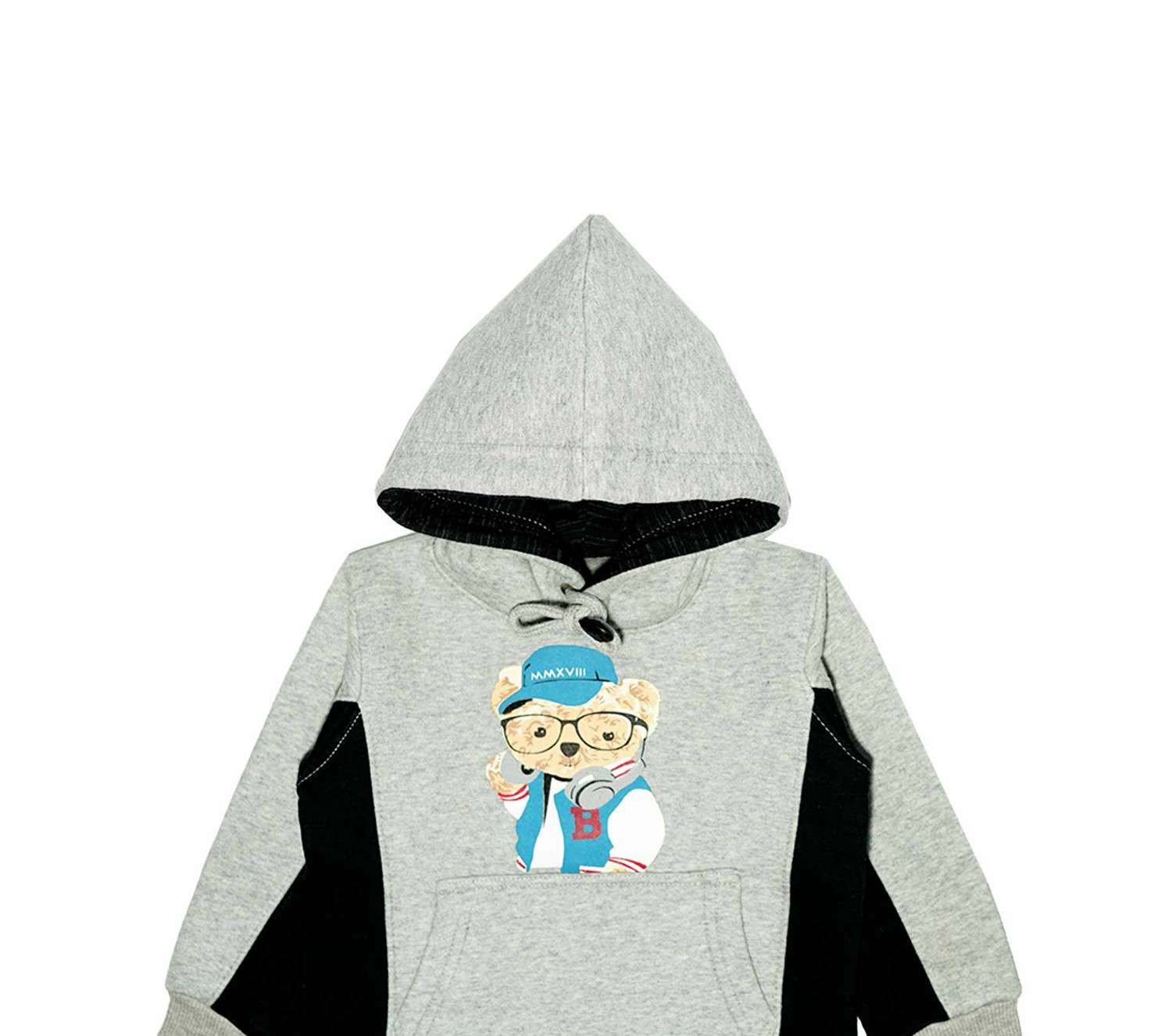 Rocking-Bear-Fleece-Hoody-Gray-Black-1