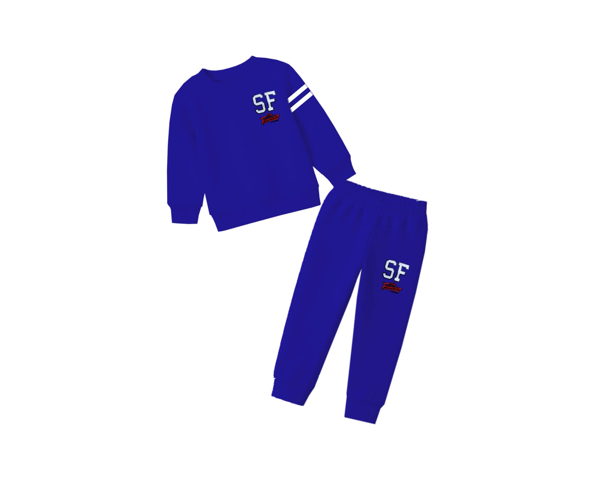 SF Fransico Fleece Tracksuit -Royal Blue