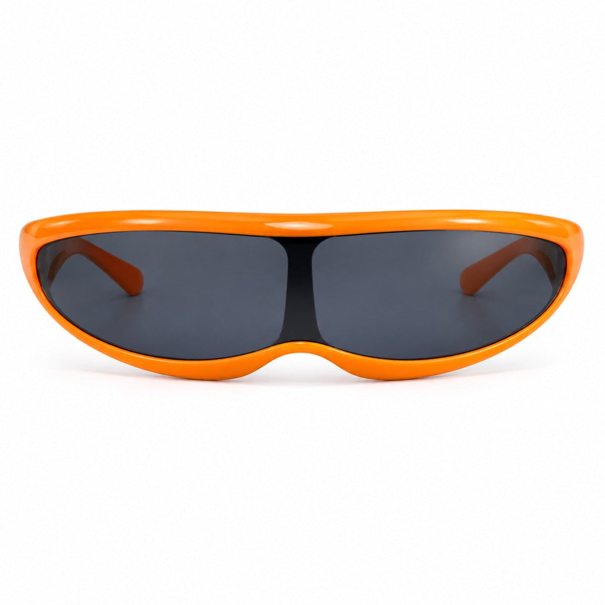  Shield Frame Sunglasses - Orange 