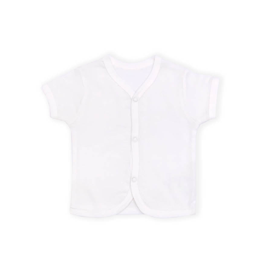 Short Sleeves Vest - White
