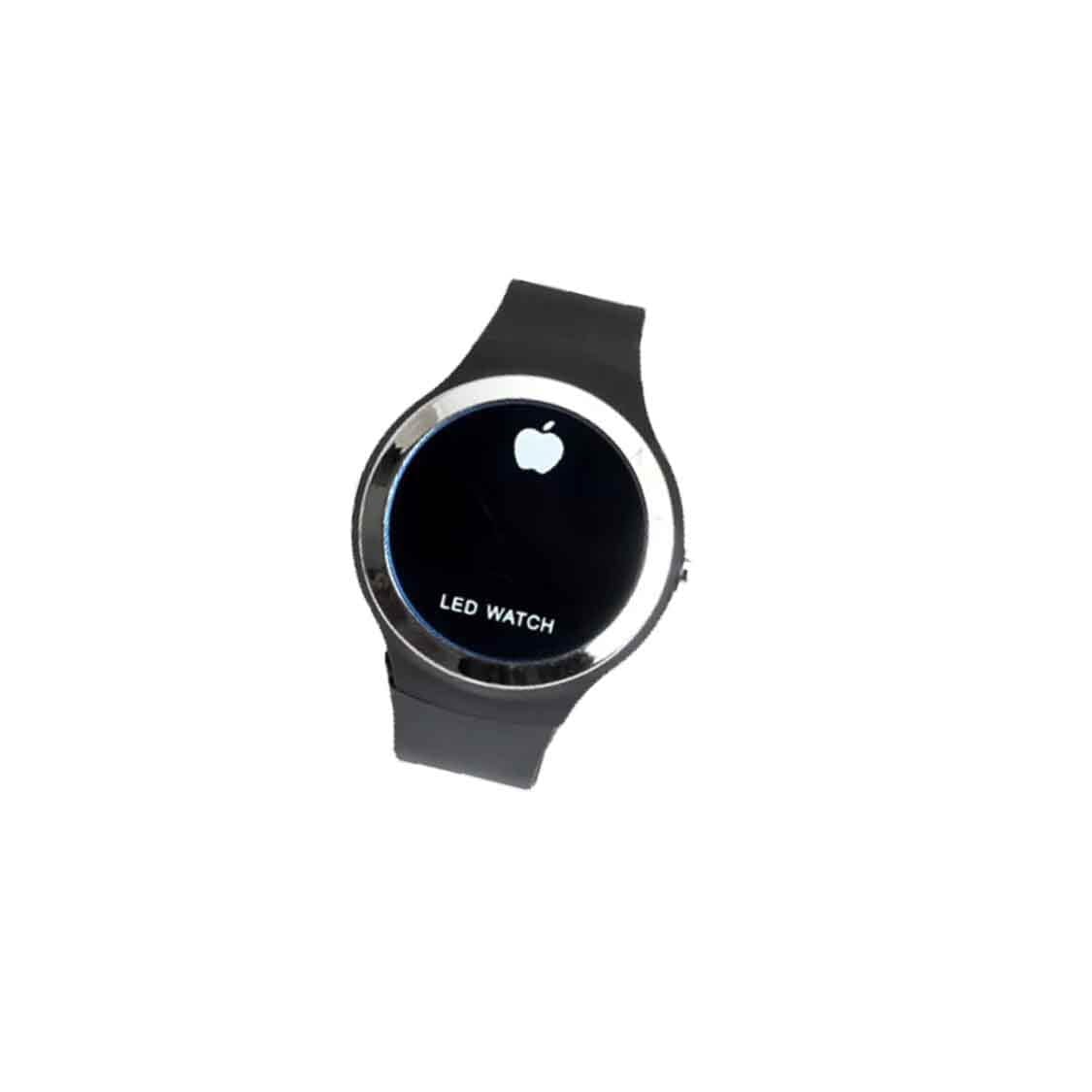 Silver Ring Silicon starp Digital watch
