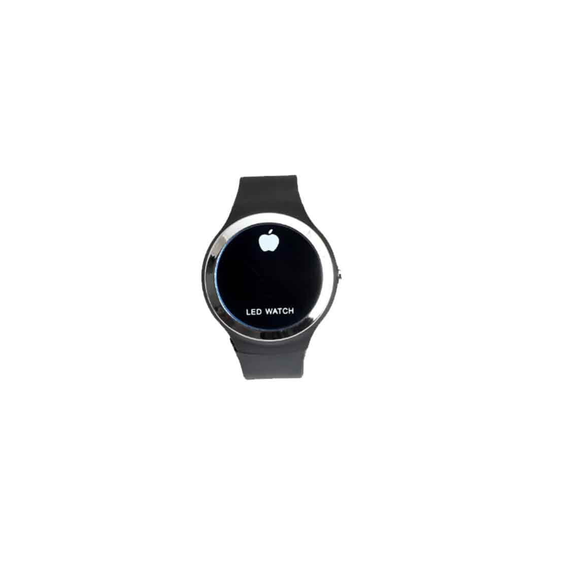 Silver Ring Silicon starp Digital watch