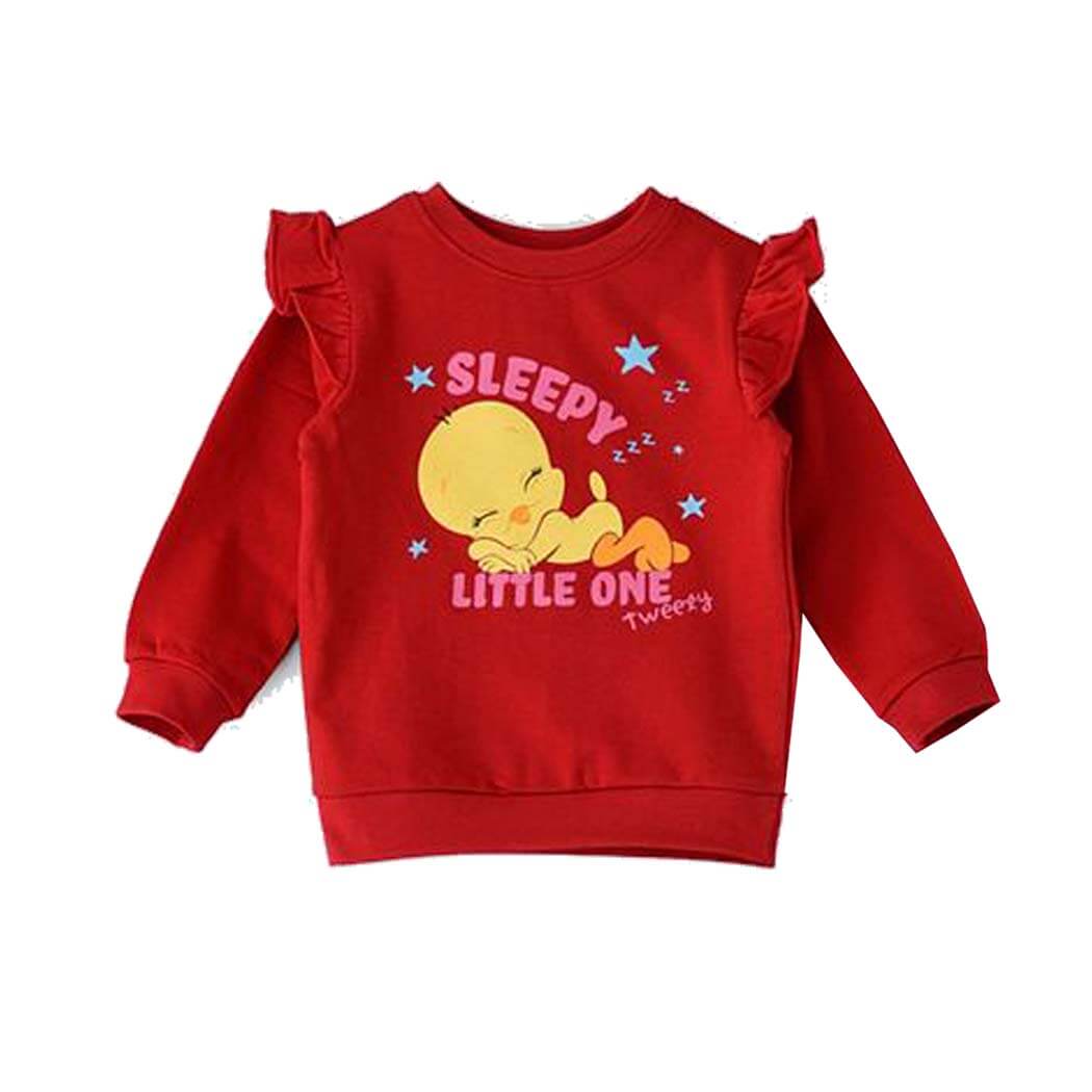 Sleepy Little one Tweety Sweatshirt - Red