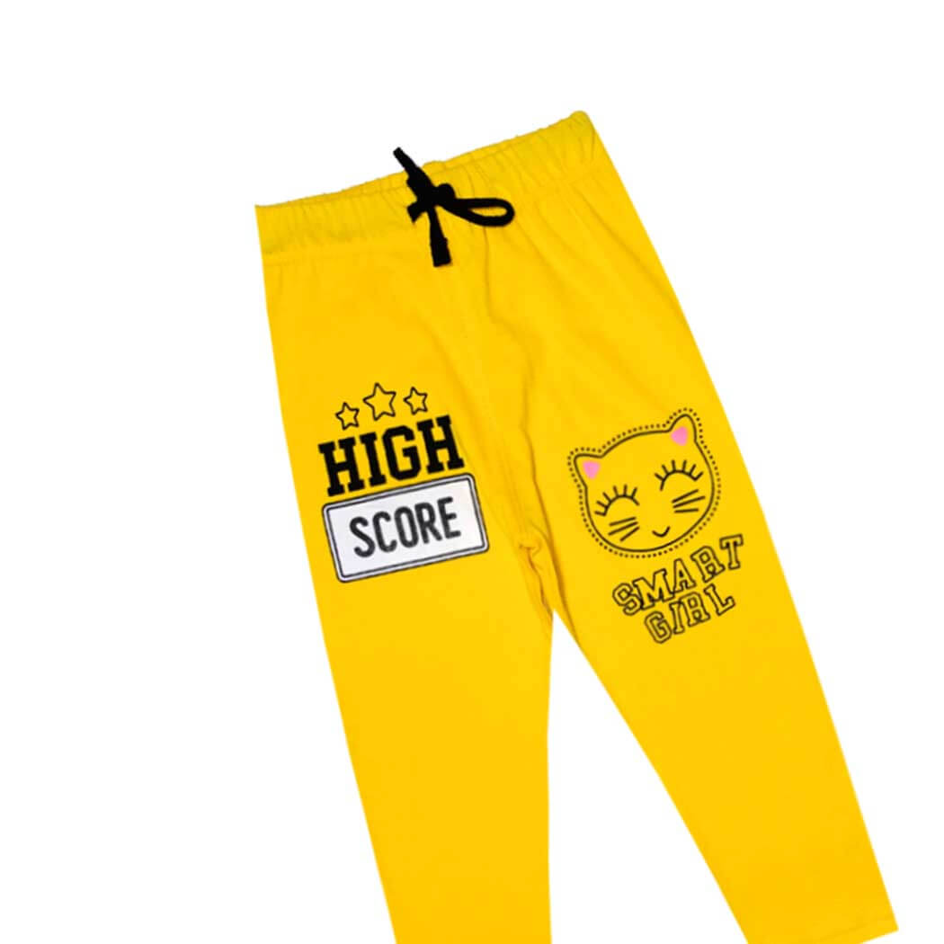 Smart Girl High Score Trouser - Yellow