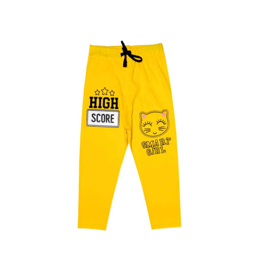 Smart Girl High Score Trouser - Yellow