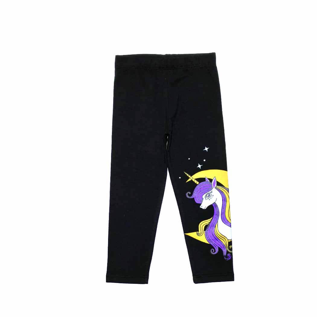 Sparkle Unicorn Tights - Black