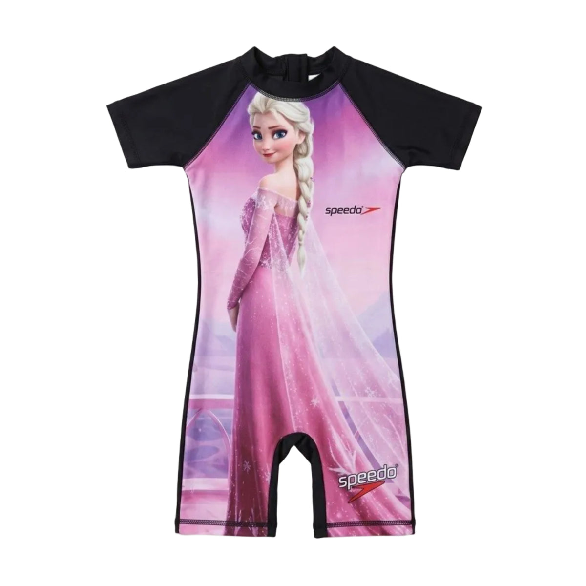 Speedo Barbie Sawining Baby Romper - Pink & Black