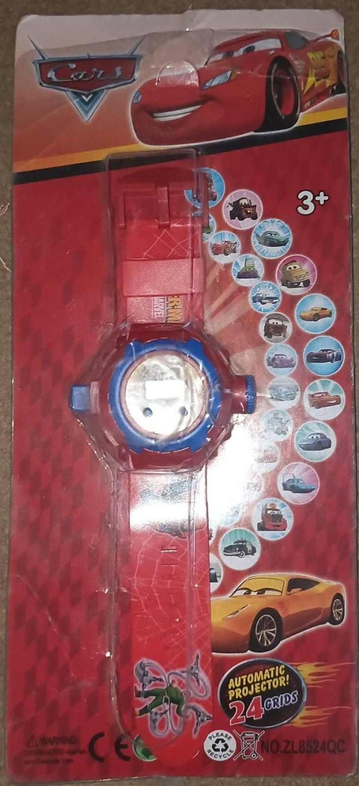  Spider-Man Printed Strap Watch - Red 