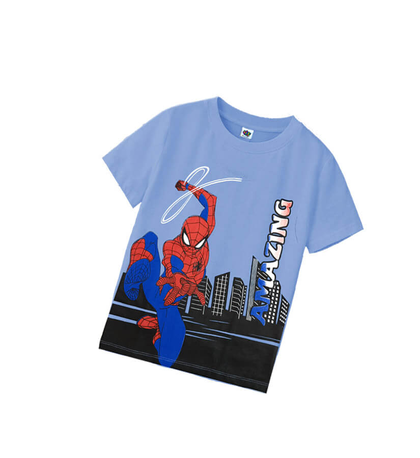 SpidermanAmazingTeeShirt_Black_SkyBlue