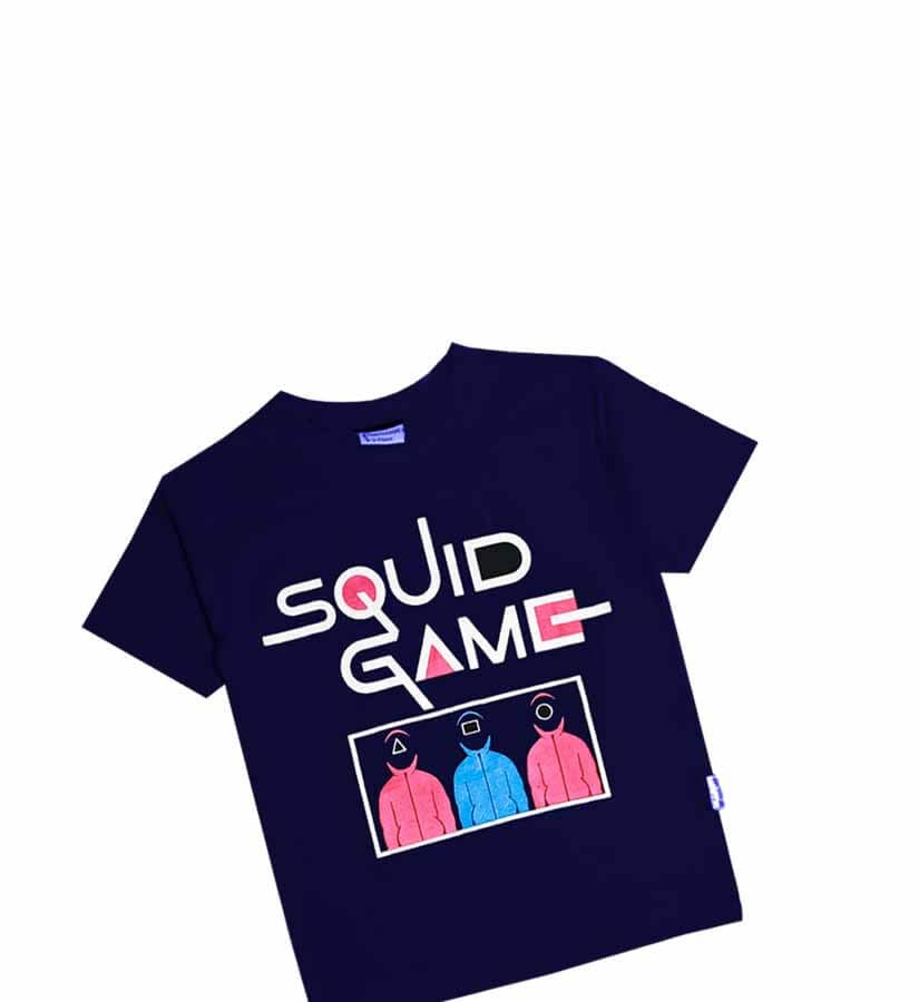 Squid Game Tee Shirt - Navy Blue