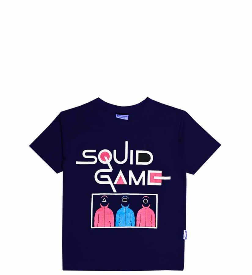 Squid Game Tee Shirt - Navy Blue