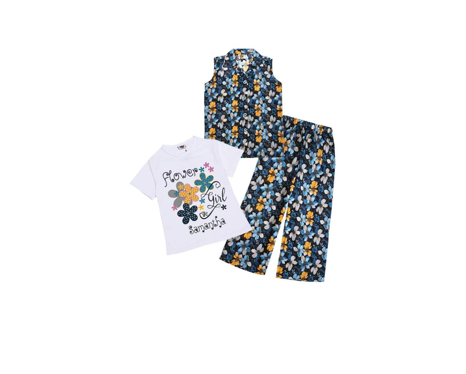 StateFlowersSleevelessCoatInner_Trouser-NavyBlue_1