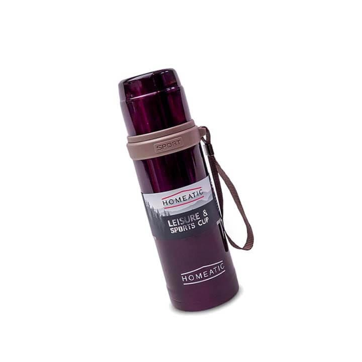 Steel Hot & Cool Water Bottle, Cherry, 600ml KD-596-600