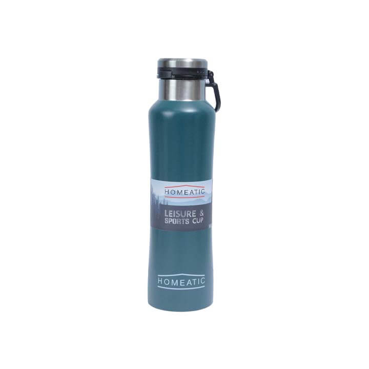 Steel Hot & Cool Water Bottle, Green, 550ml KA-038-550