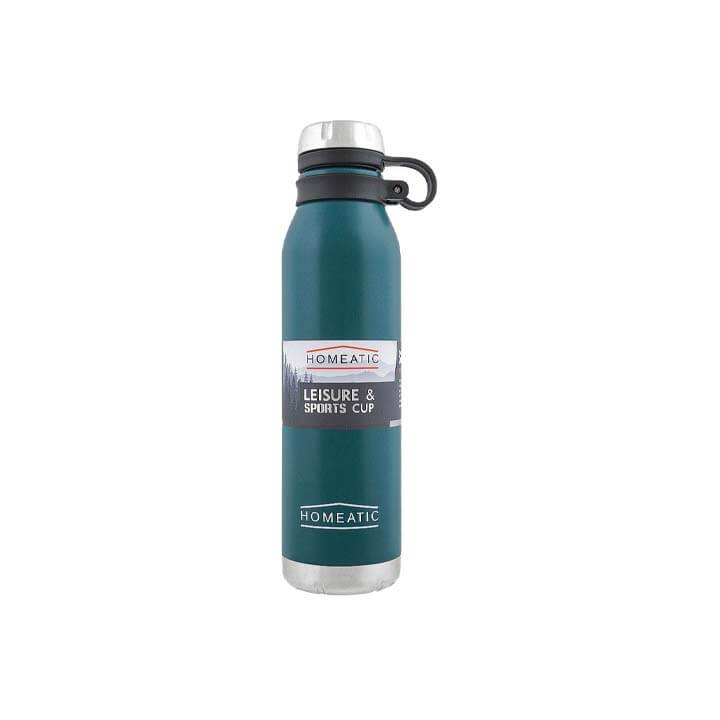 Steel Hot & Cool Water Bottle, Green, 750ml KA-036-750